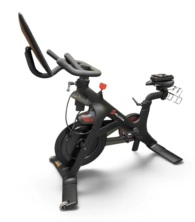 PELOTON; a modern touch screen exercise/wattbike