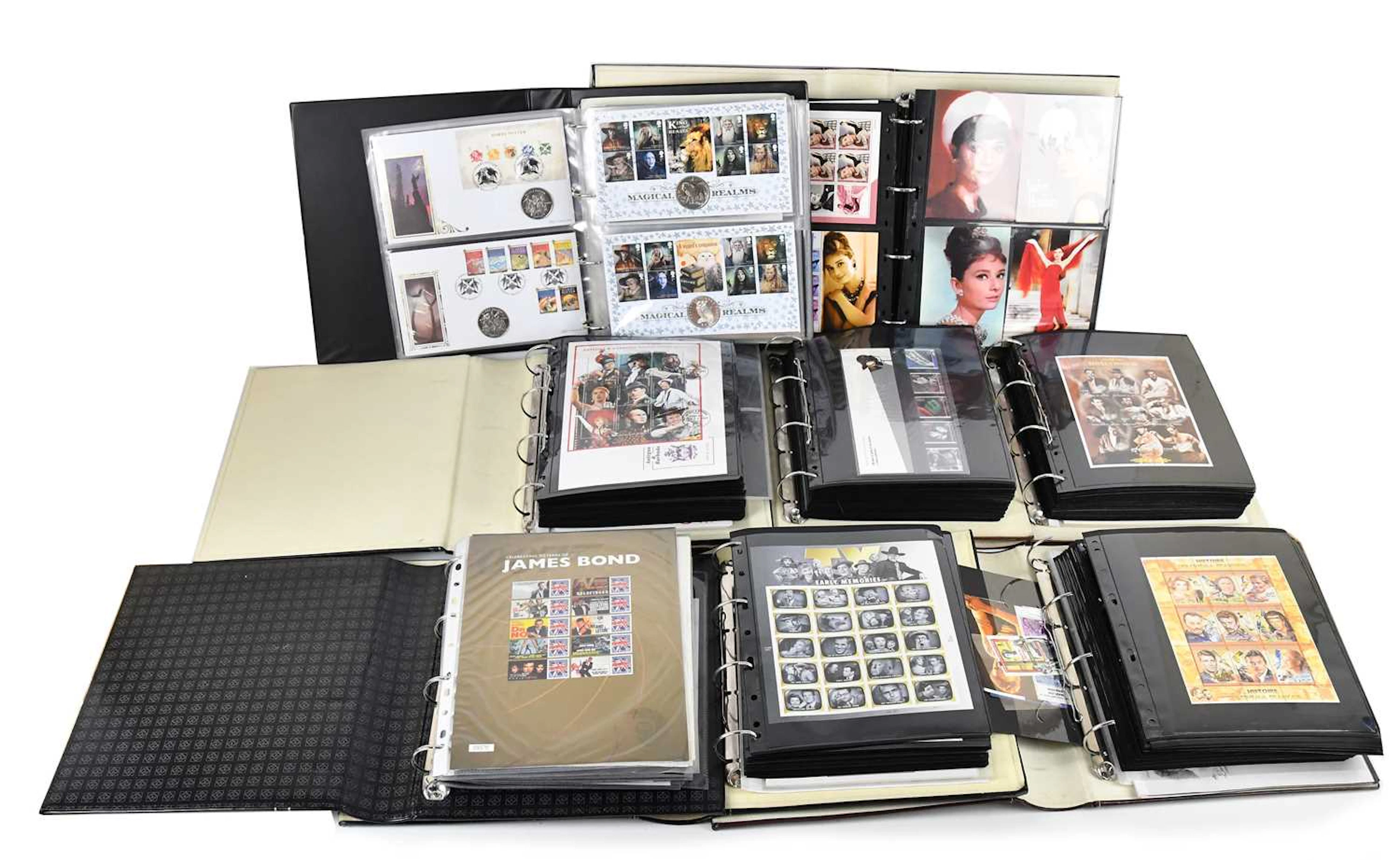 COIN (NUMISMATIC) COVERS COLLECTION; in eight albums including Royal Mail