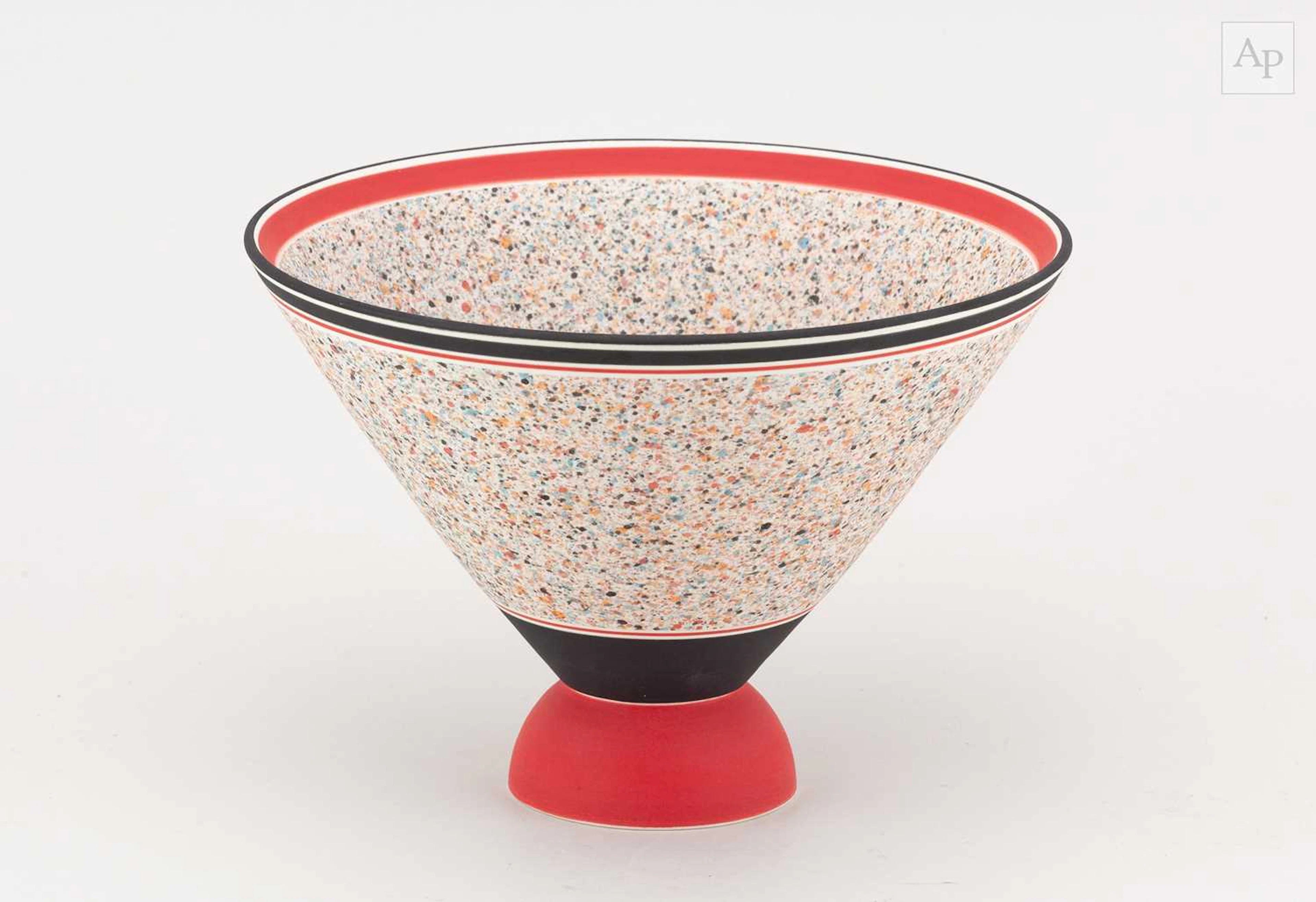 GRAHAM WILLIAMSON (born 1949); a conical porcelain bowl...