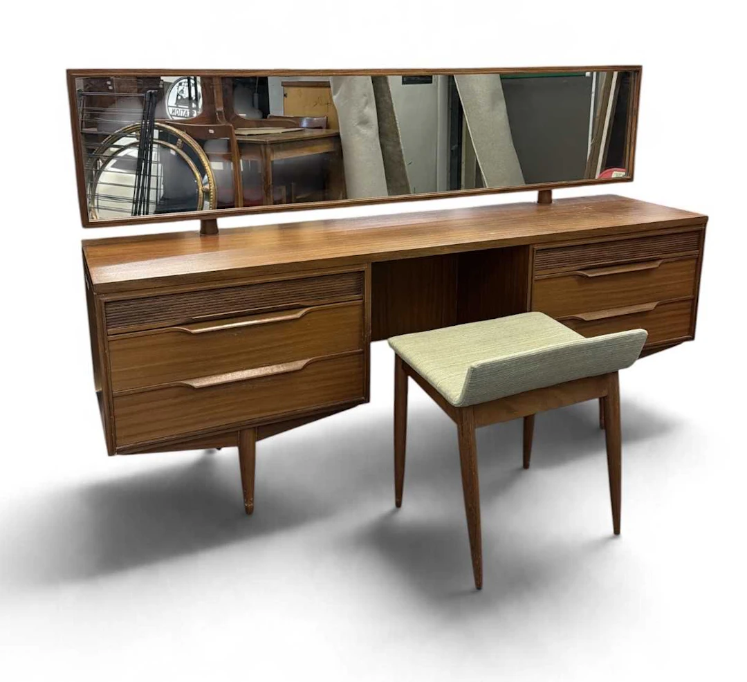 MCINTOSH; a teak mid century dressing table