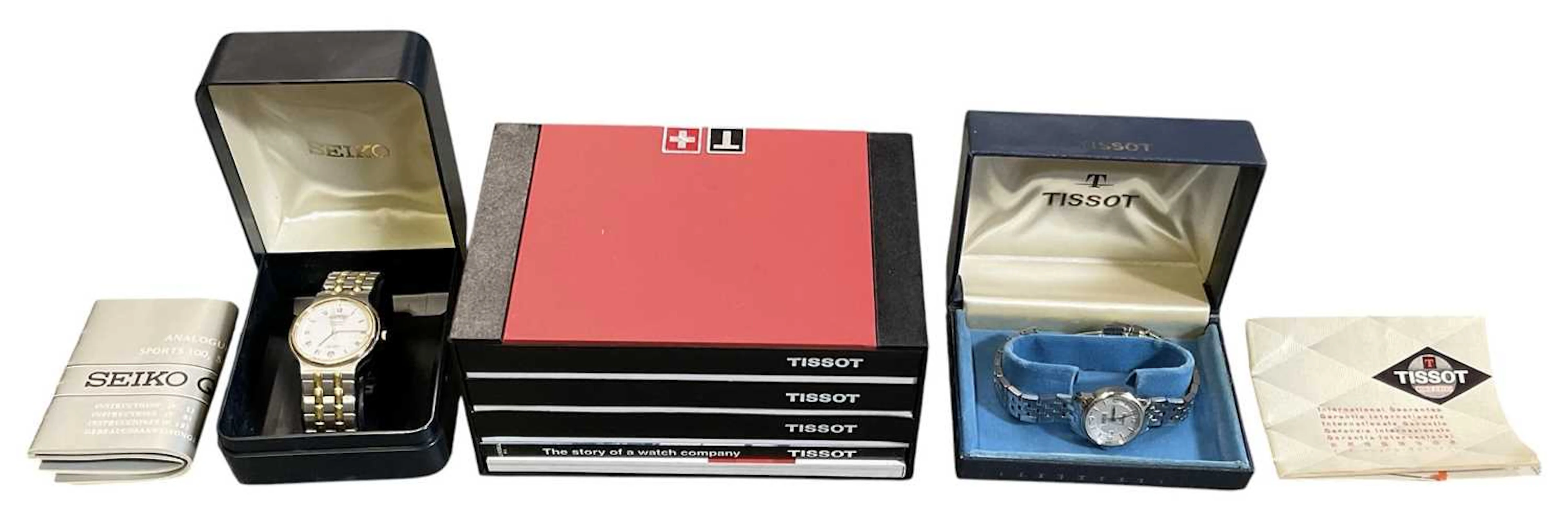 TISSOT; a boxed ‘Le Locle Automatique’ lady’s stainless steel wristwatch
