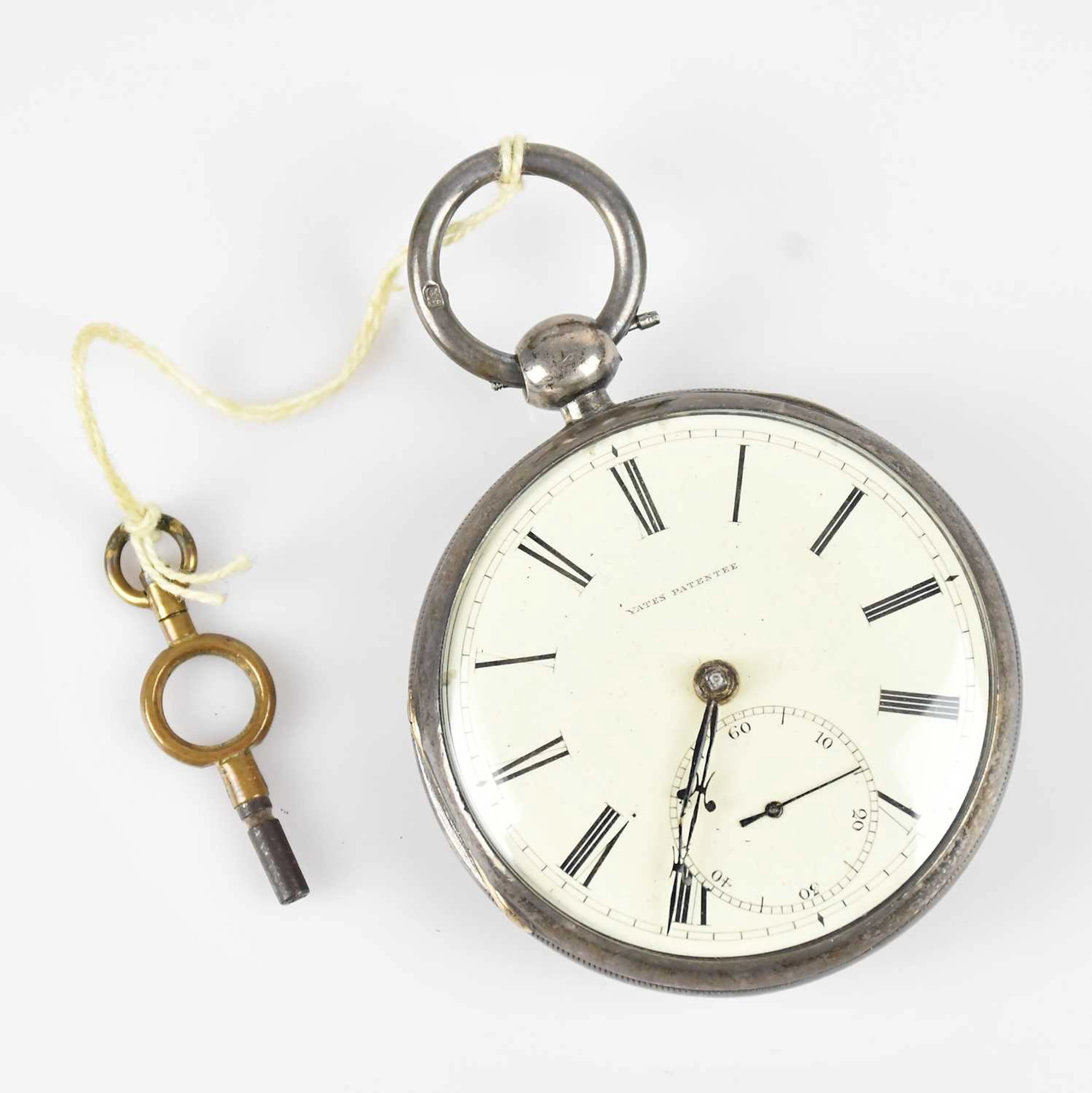THOMAS YATES; a rare Yates Patentee hallmarked silver key...