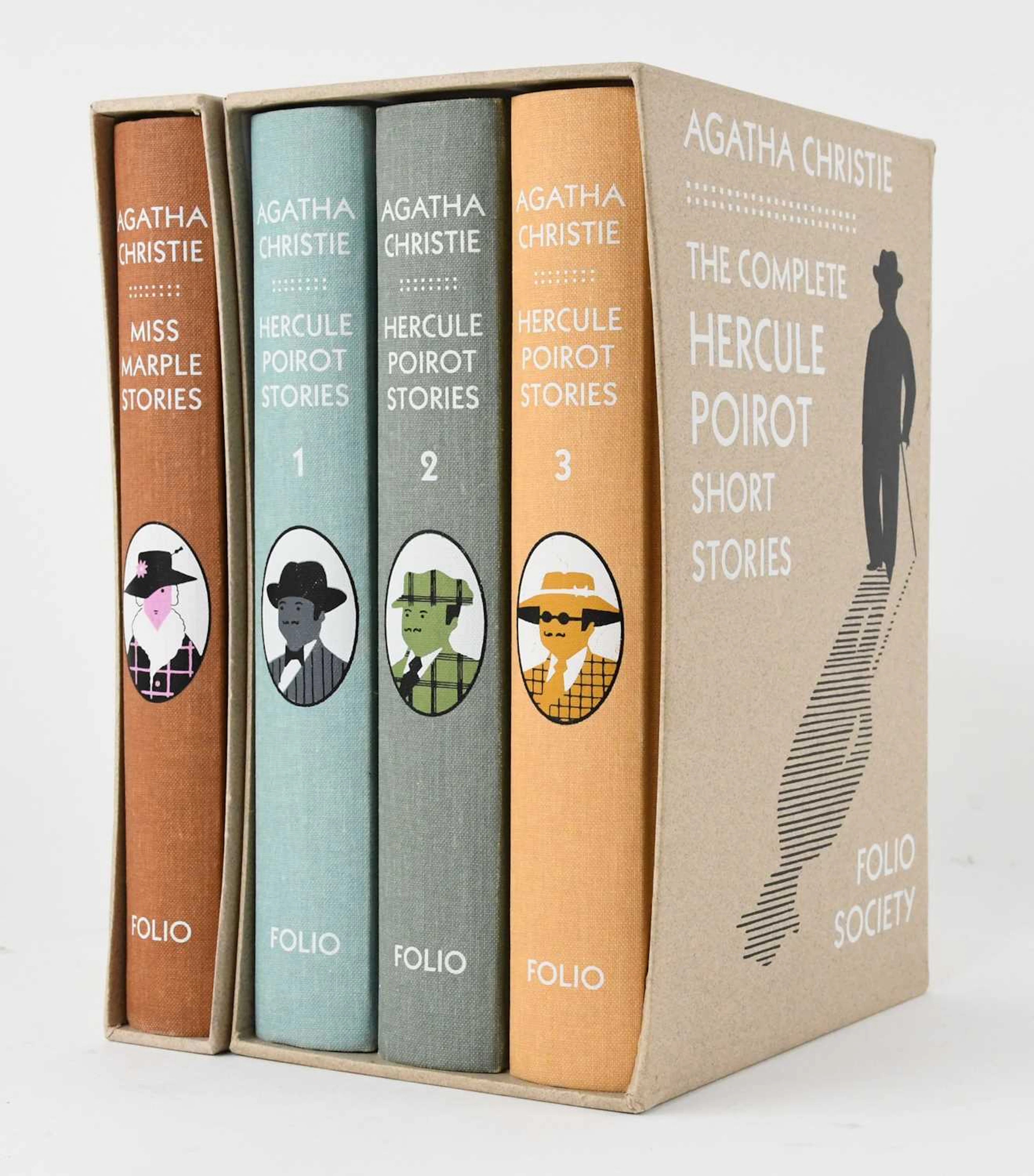 FOLIO SOCIETY; two books by Agatha Christie
