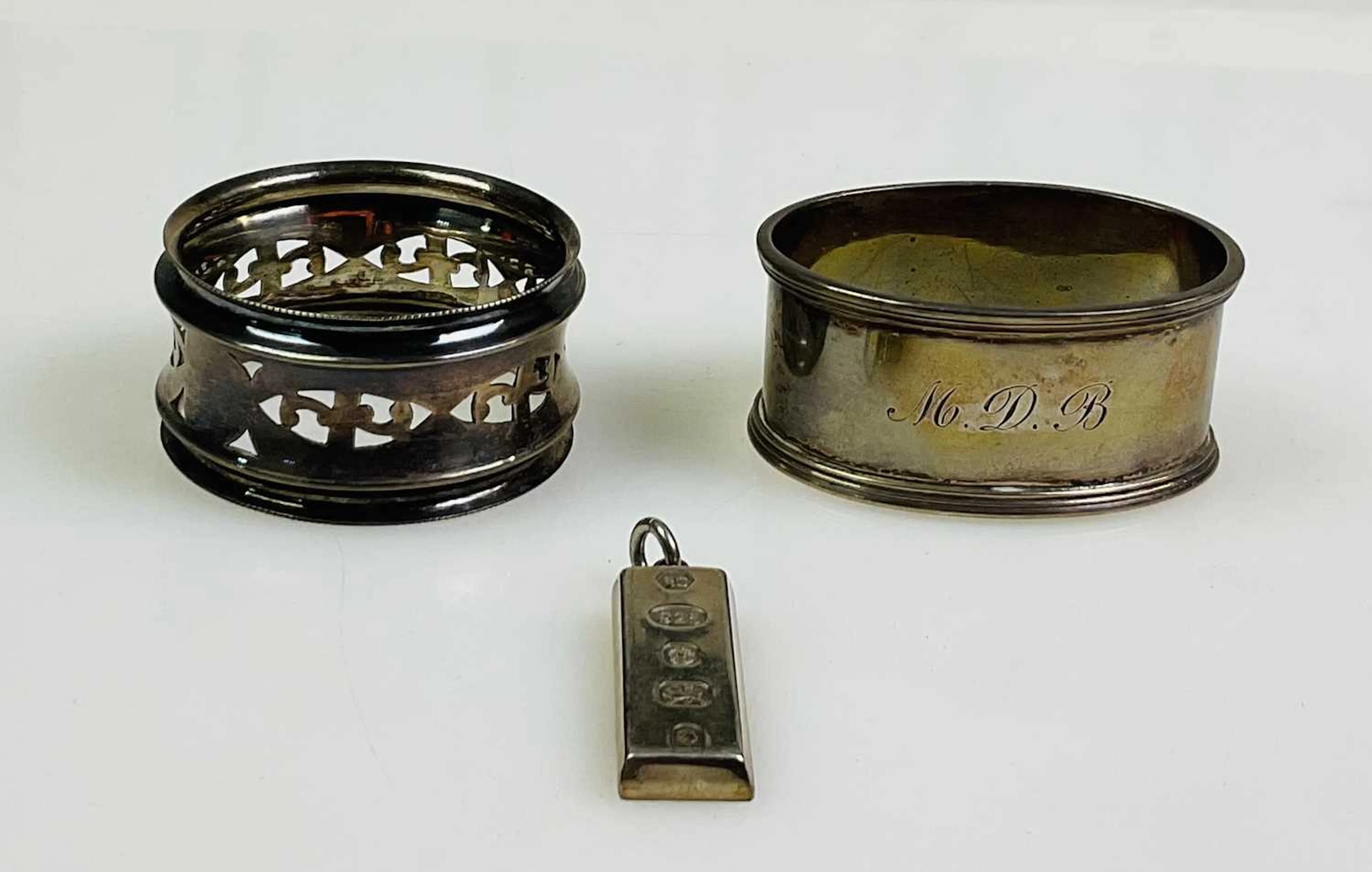 CARRS OF SHEFFIELD LTD; a Elizabeth II 925 silver ingot