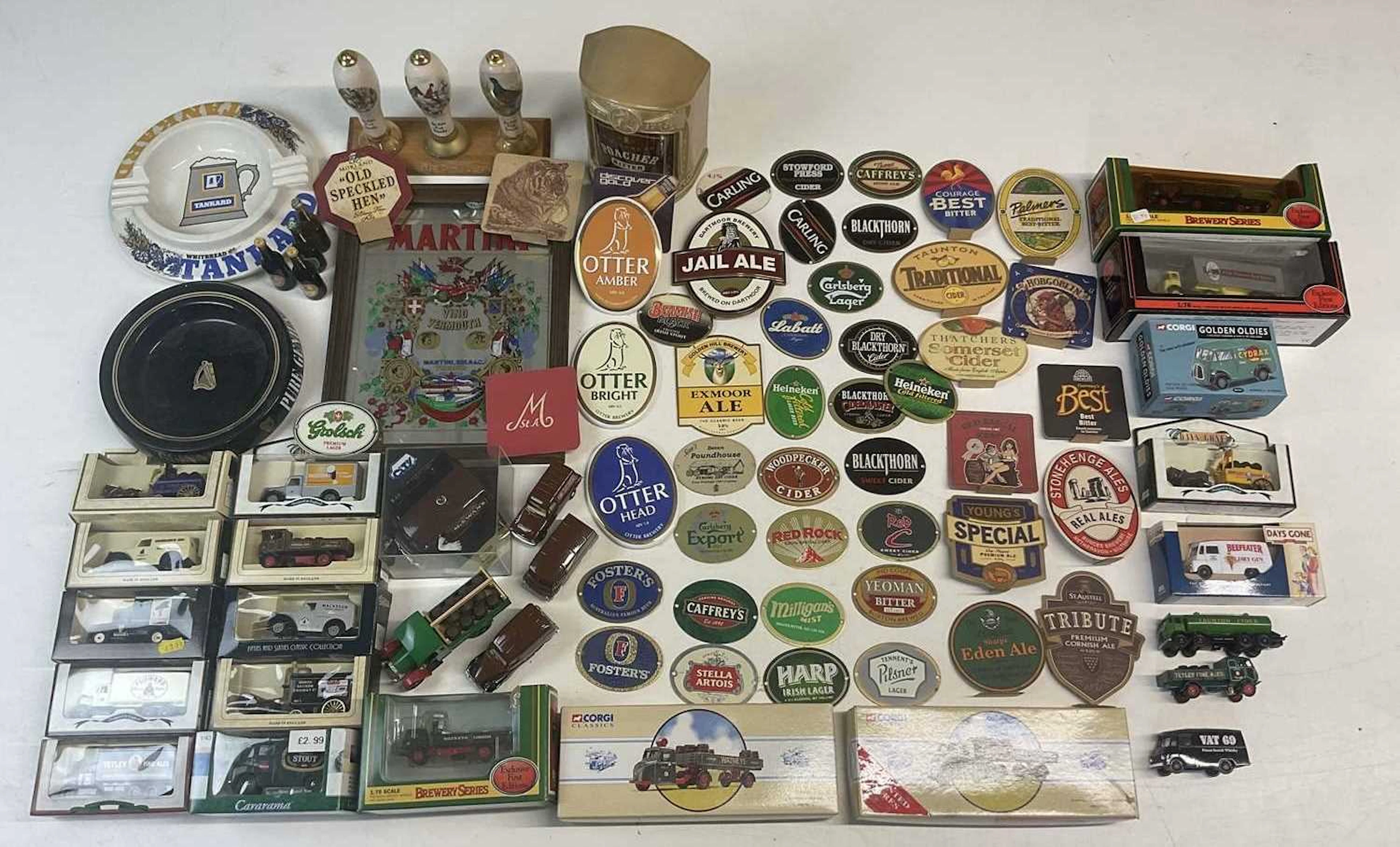 A quantity of breweriana