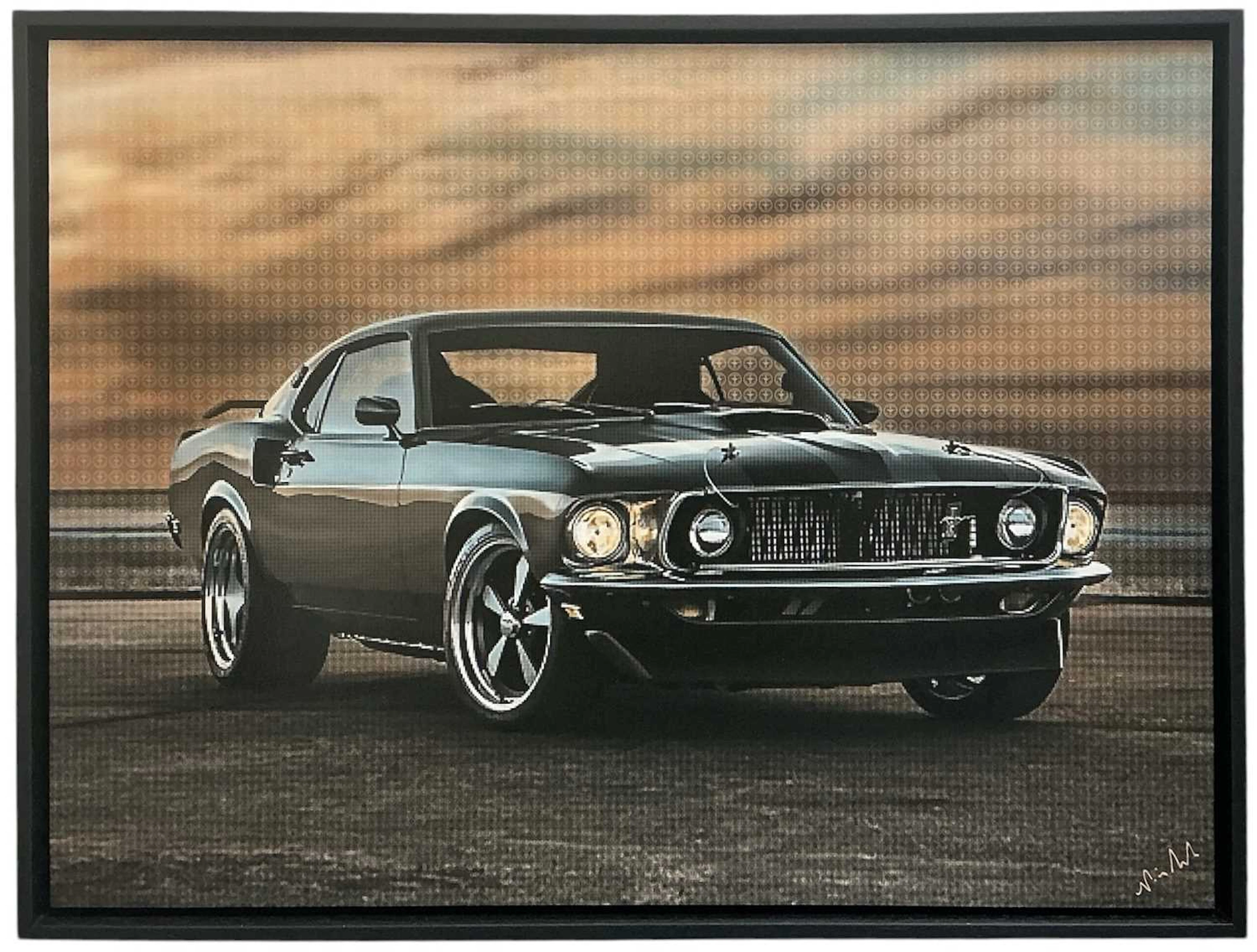 NICK HOLDSWORTH; an original mixed media on board