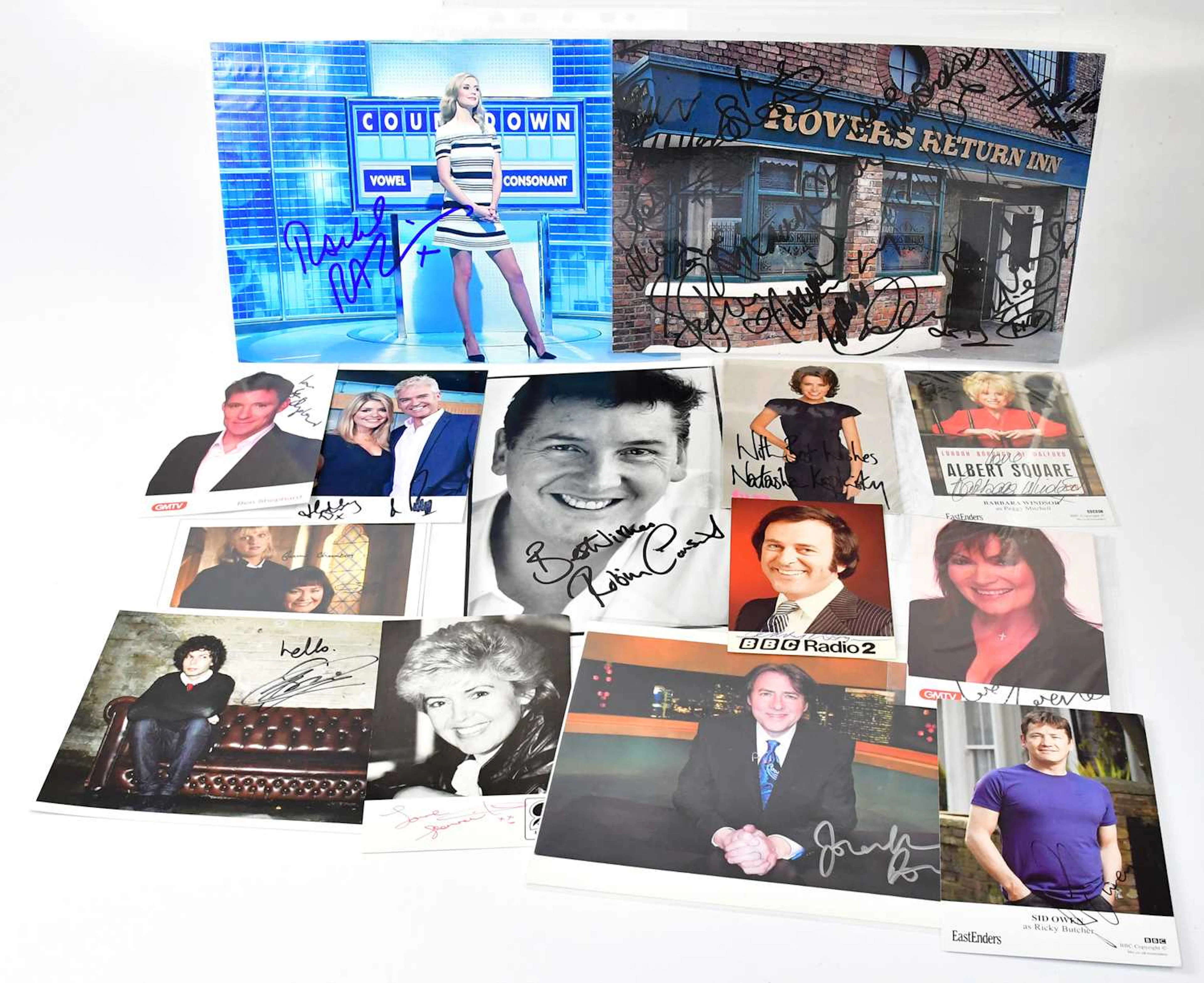 A collection of signed photographs