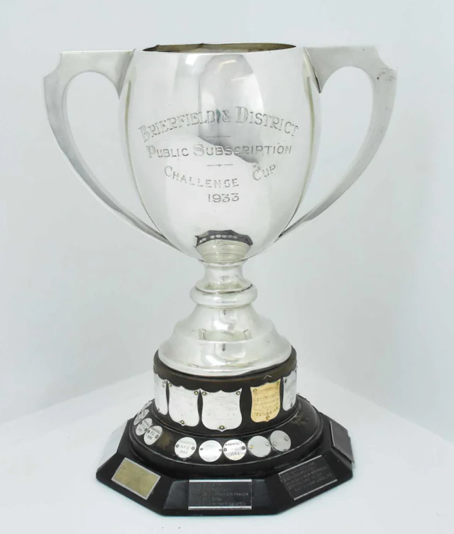 VINERS LTD; a George V hallmarked silver large trophy