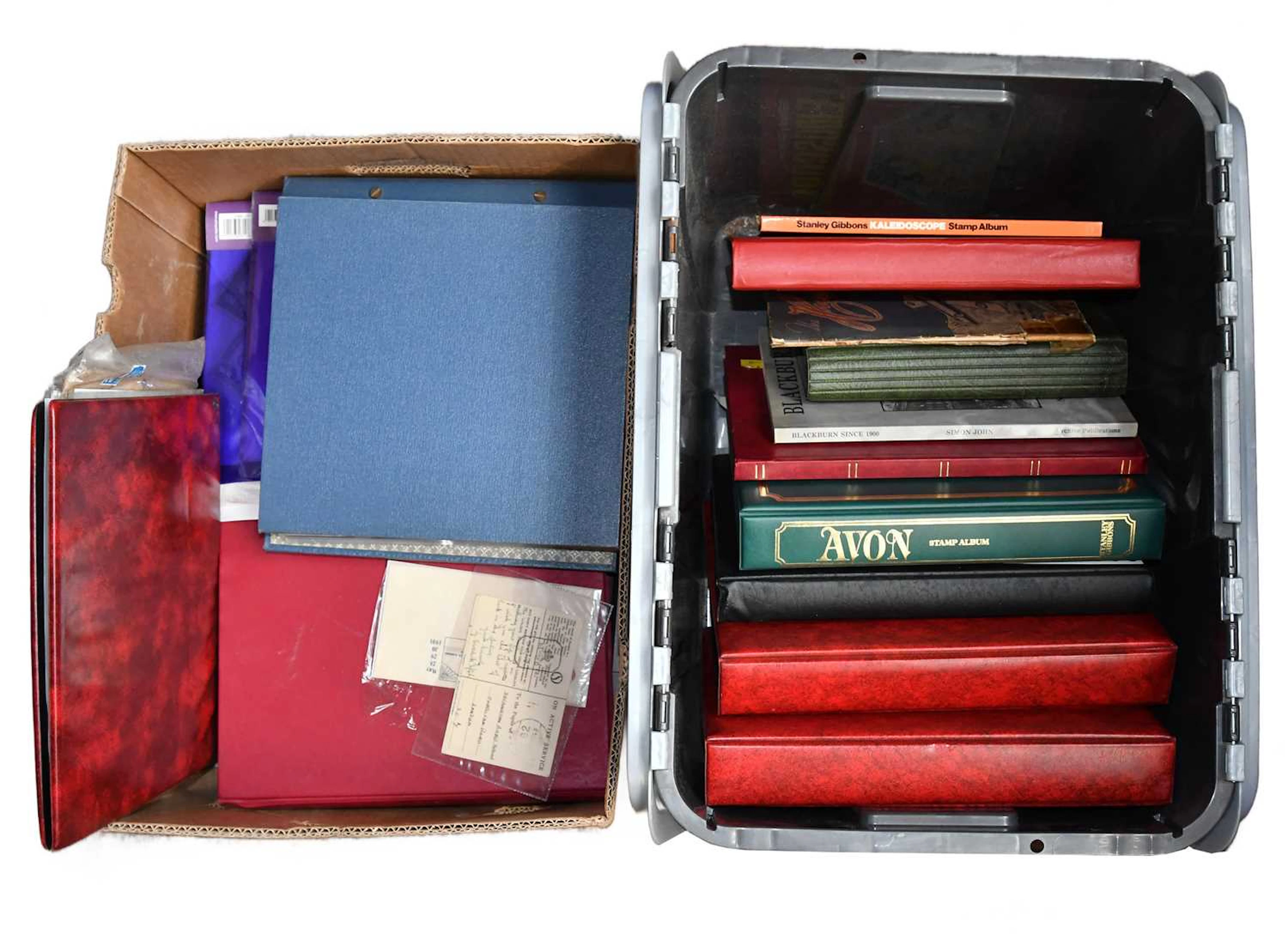 WORLD; an interesting balance in two boxes including a...