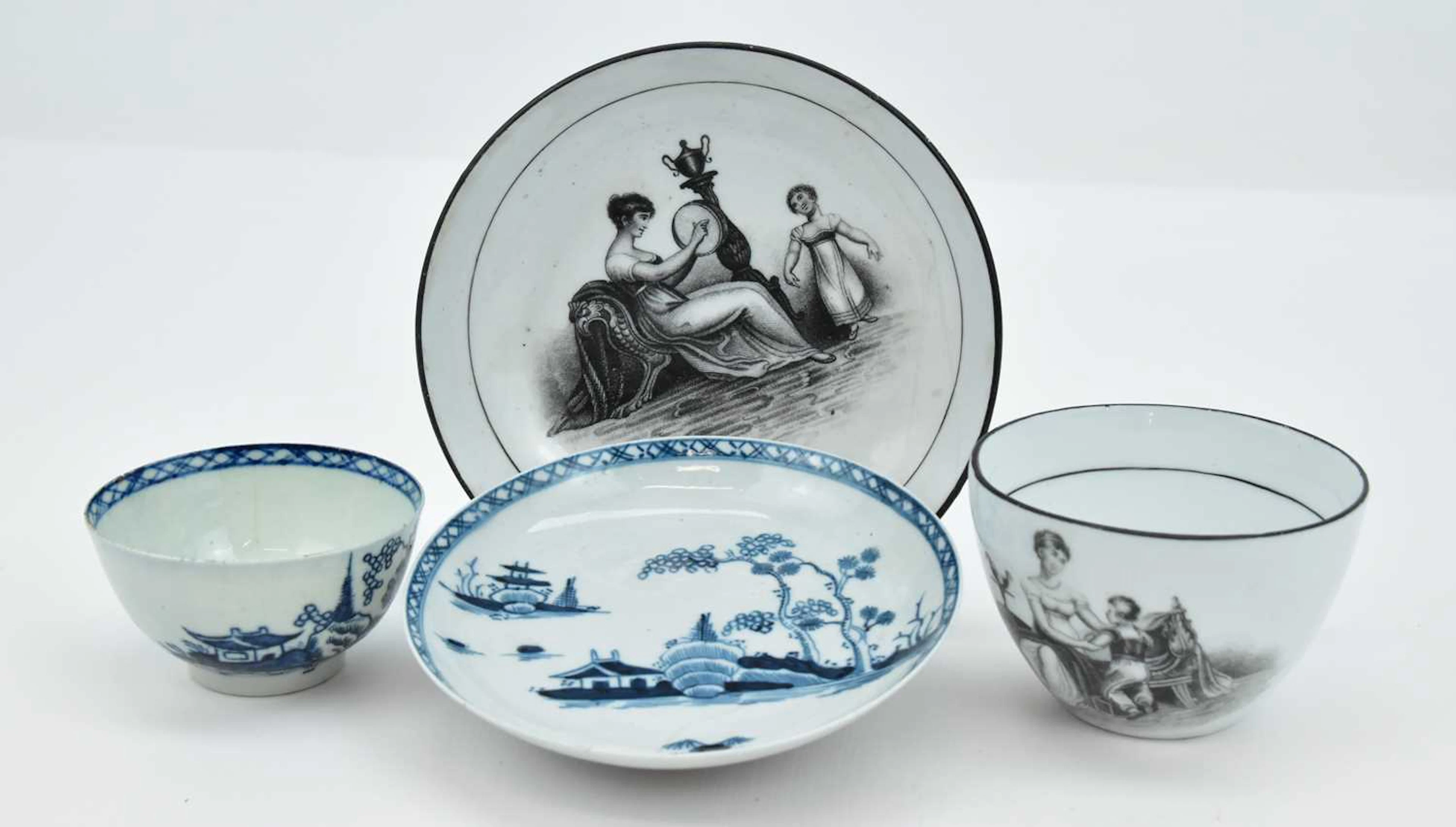 CHRISTIAN PENNINGTON FOR LIVERPOOL PORCELAIN; an 18th...