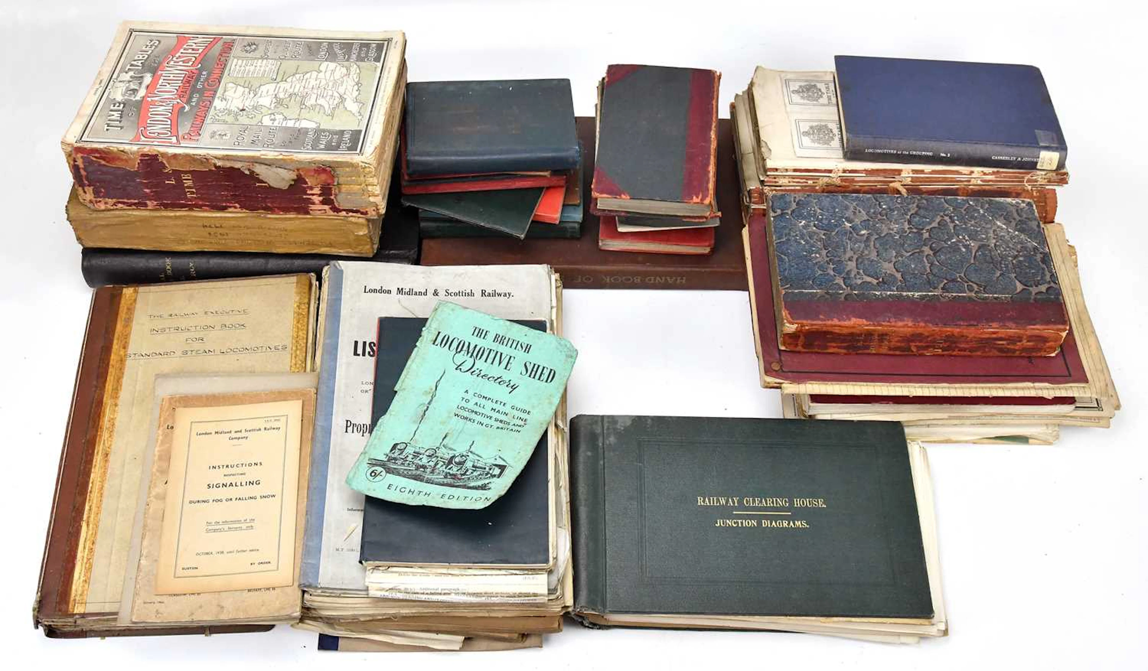 RAILWAY EPHEMERA; a collection of railway time tables
