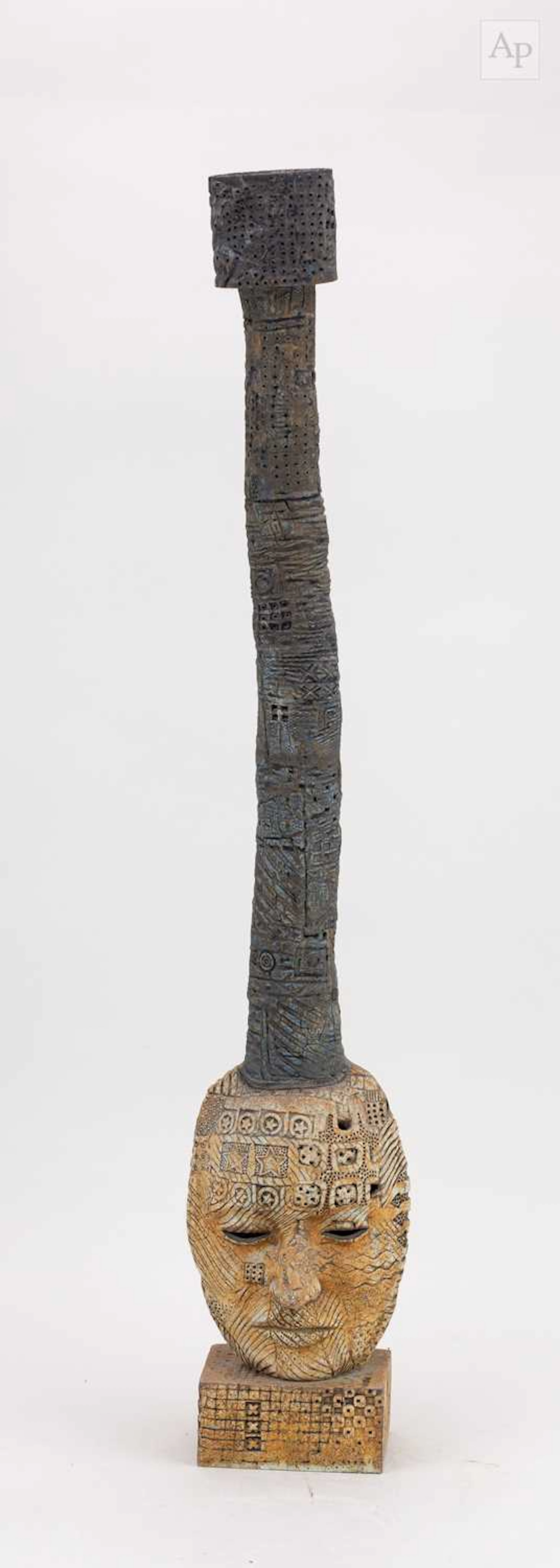 ALASDAIR NEIL MACDONELL (born 1947); a stoneware double...