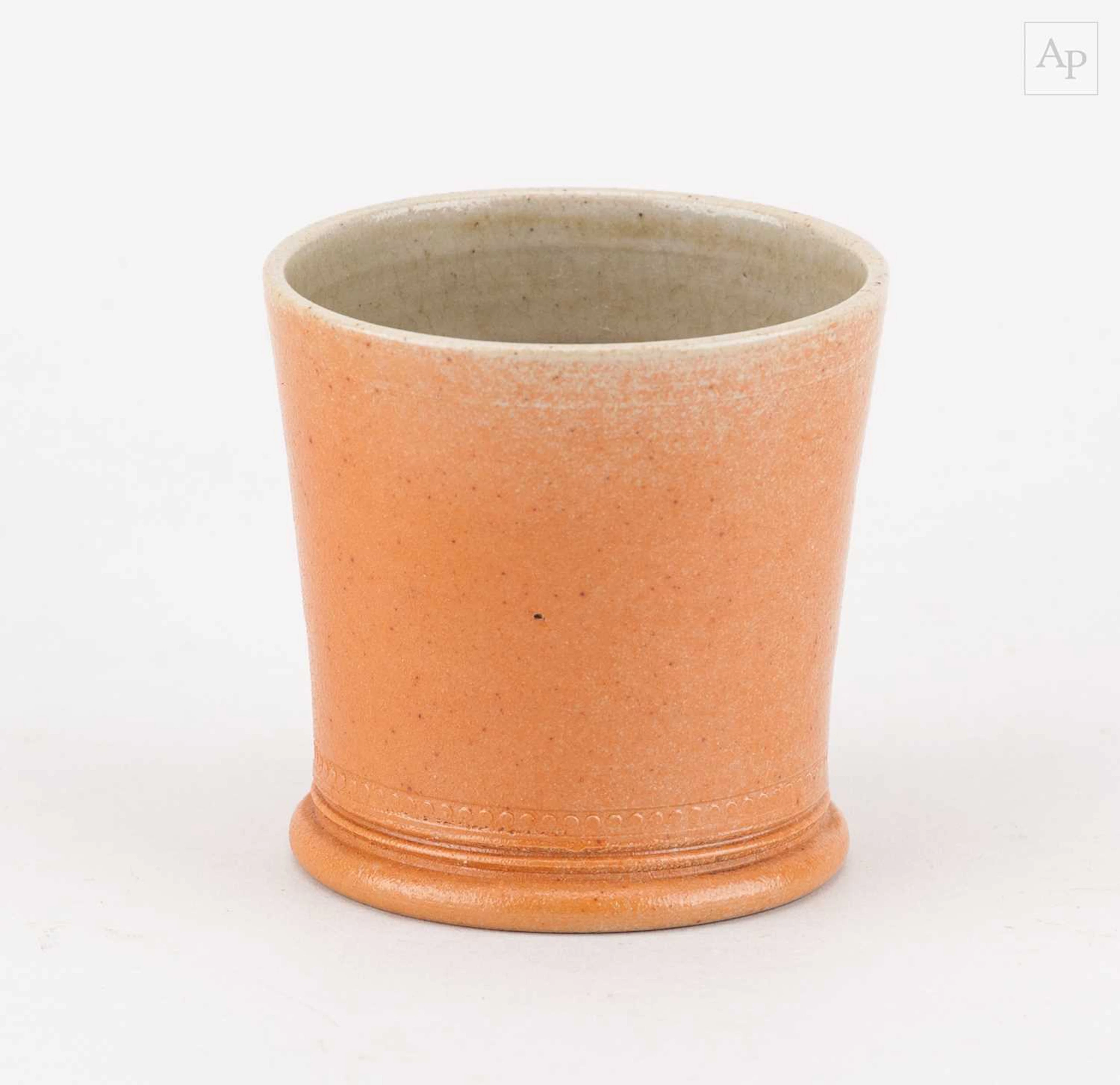 STEVE HARRISON (born 1967); a salt glazed beaker