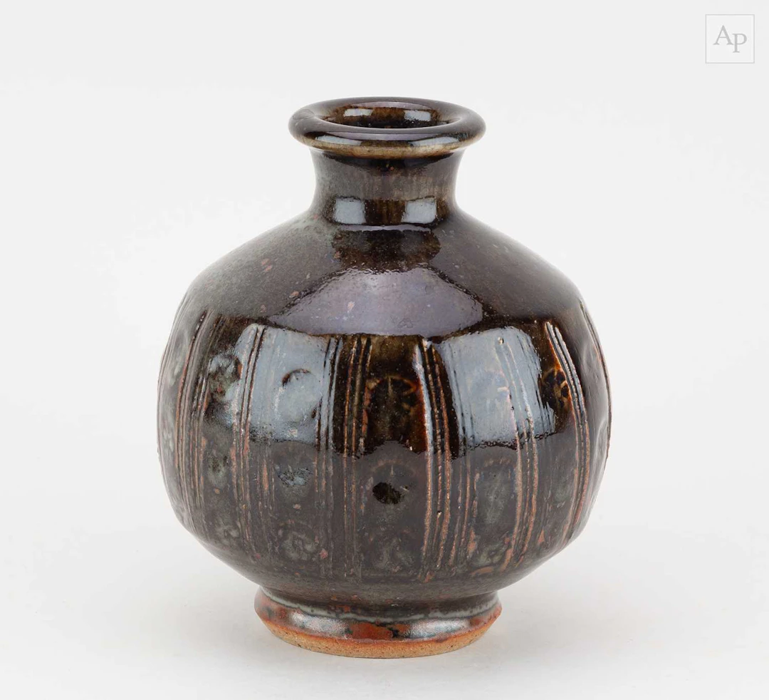 JOHN LEACH (1939-2021) for Muchelney Pottery; a wood...