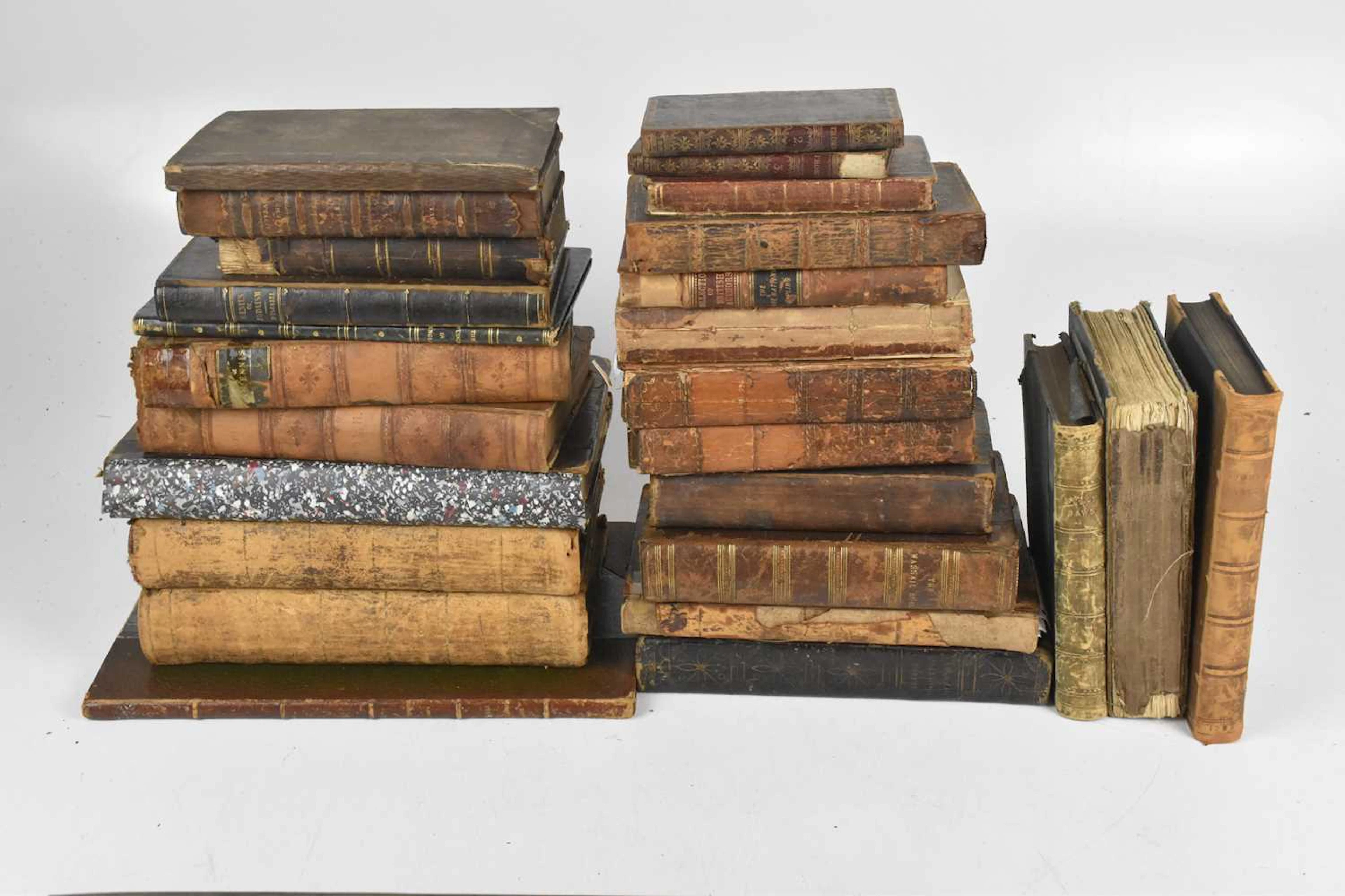 A miscellany of antiquarian leather bindings