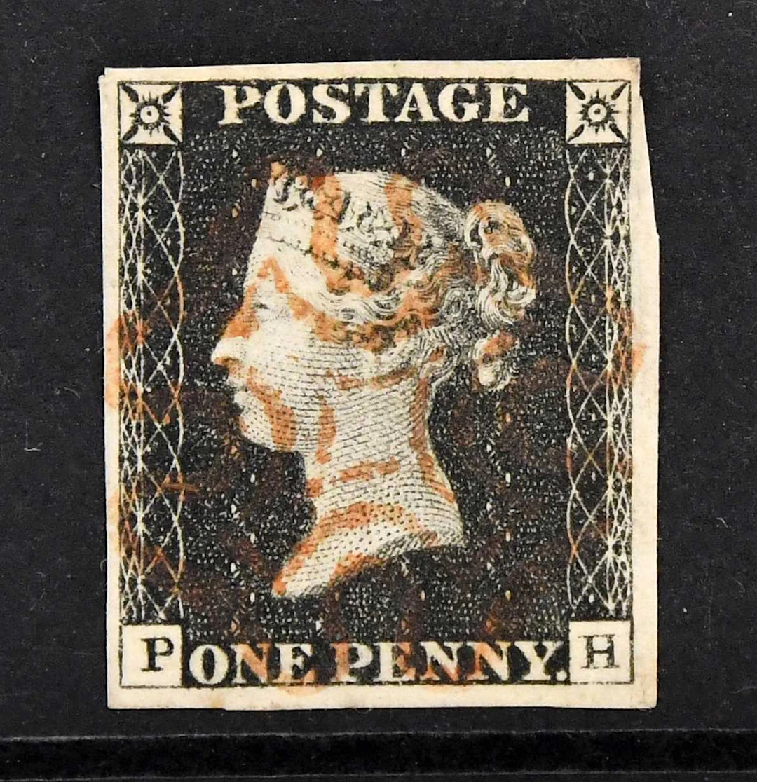 GREAT BRITAIN; 1840 1d black