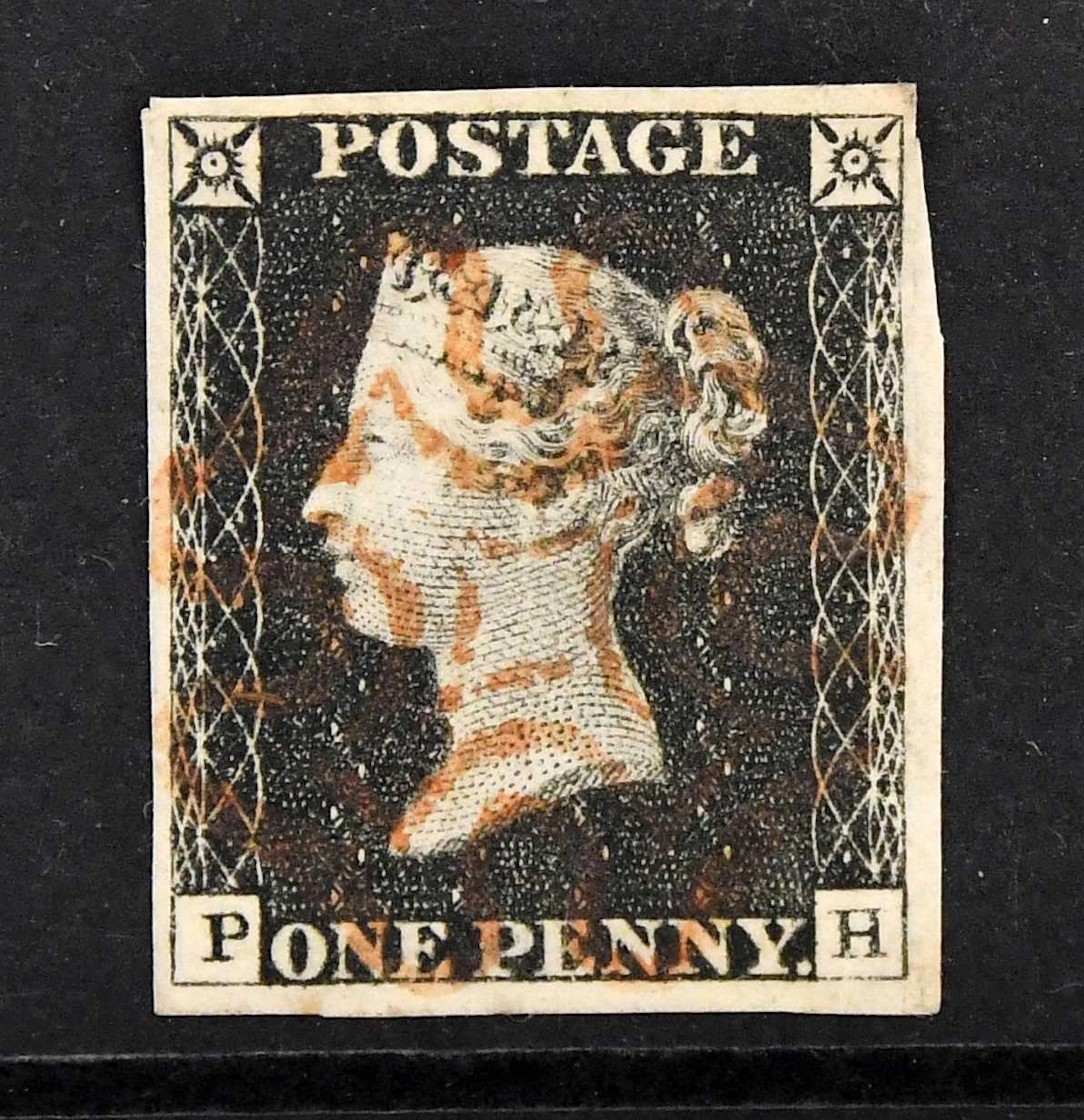 GREAT BRITAIN; 1840 1d black