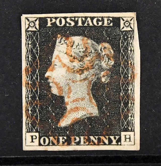 GREAT BRITAIN; 1840 1d black