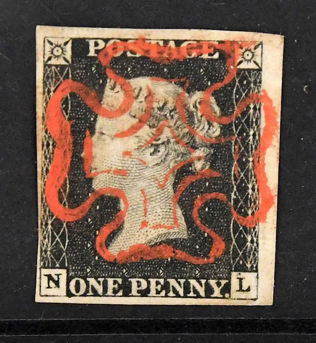 GREAT BRITAIN; 1840 1d black