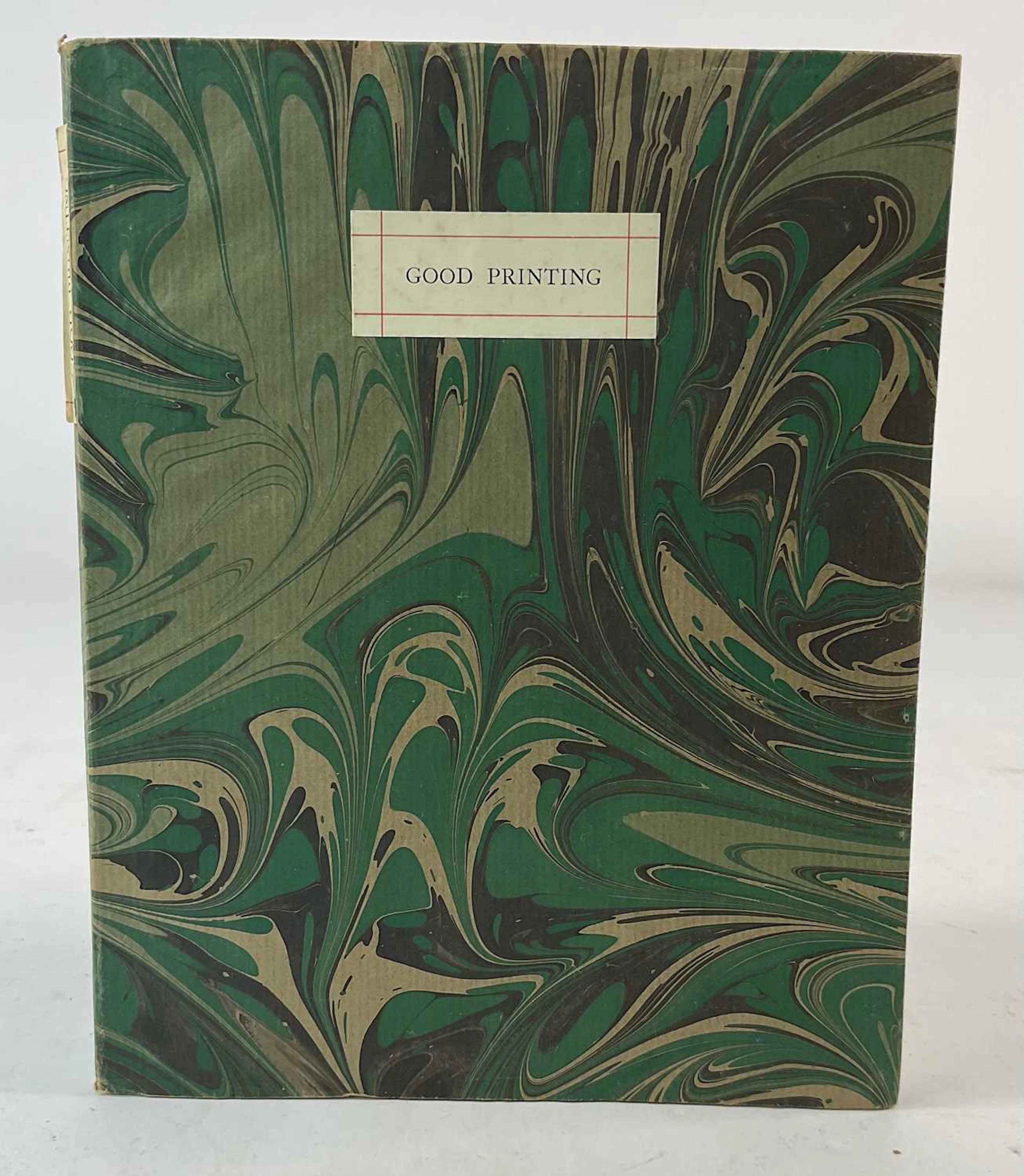 Some Pratical Considerations about Good Printing; undated