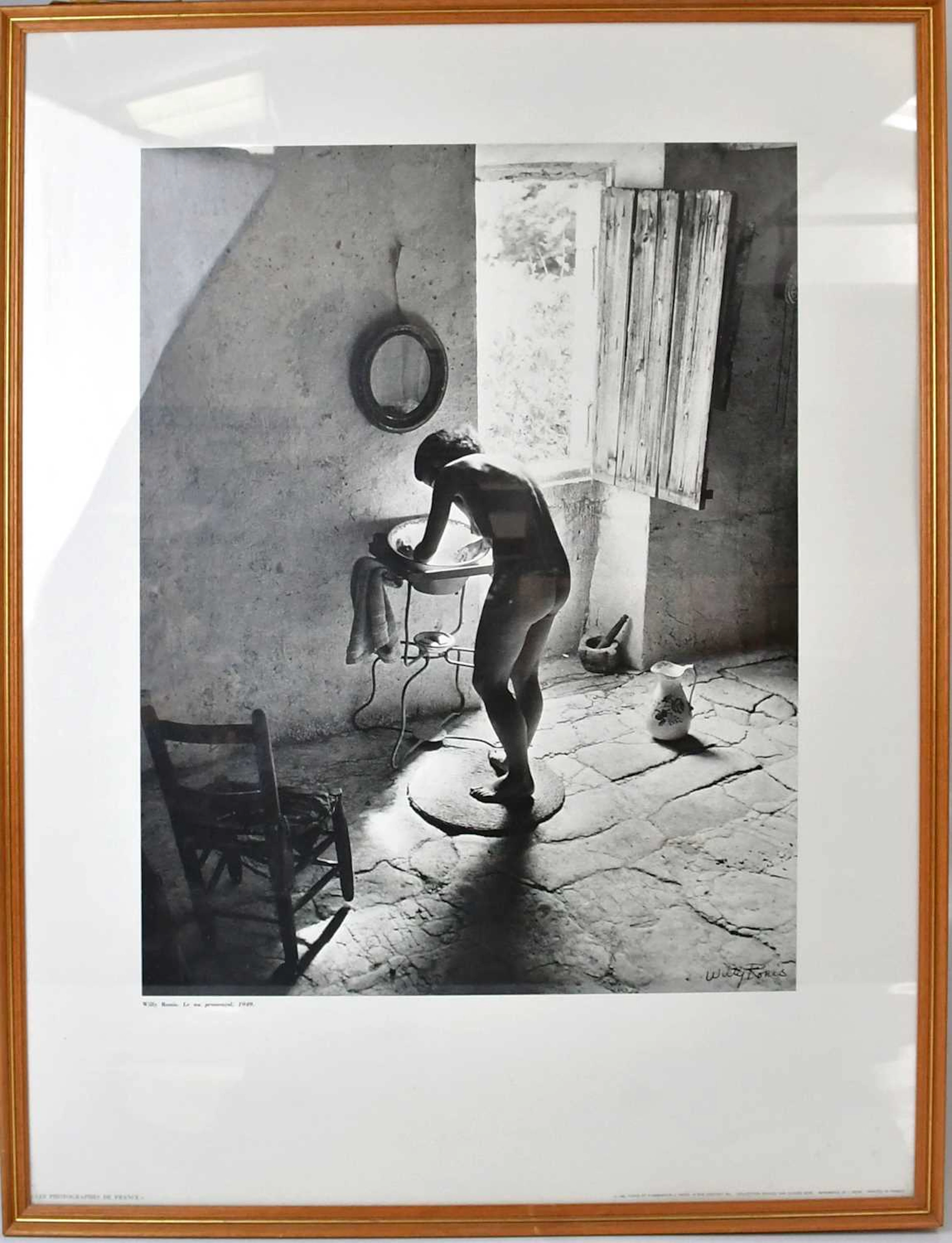 WILLIE RONIS (1910-2009); a black and white photographic print