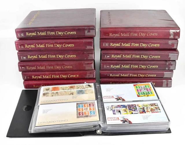 GREAT BRITAIN; 1937-2021 first day covers in thirteen mostly Royal Mail albums