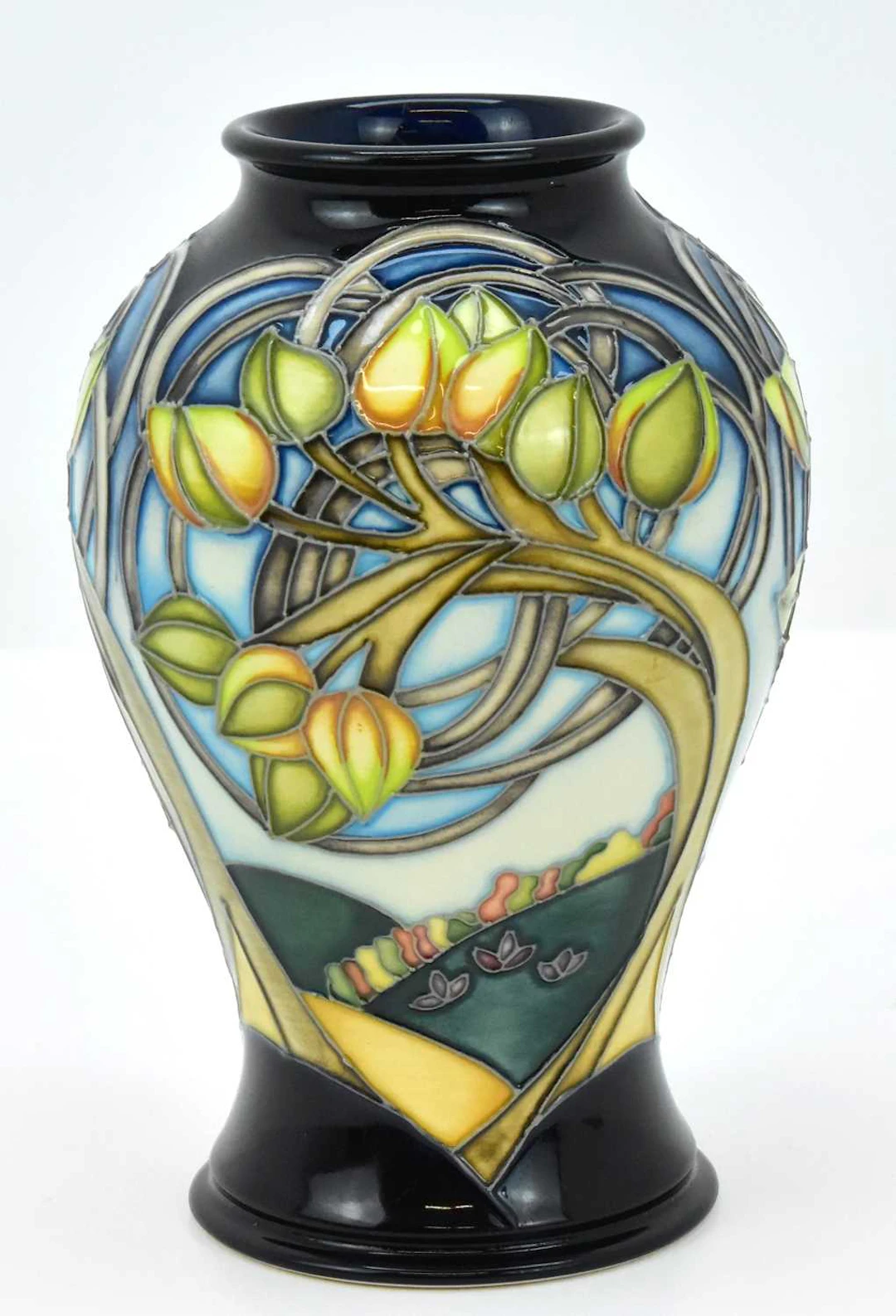 MOORCROFT; a November 2014 trial piece of ovoid form