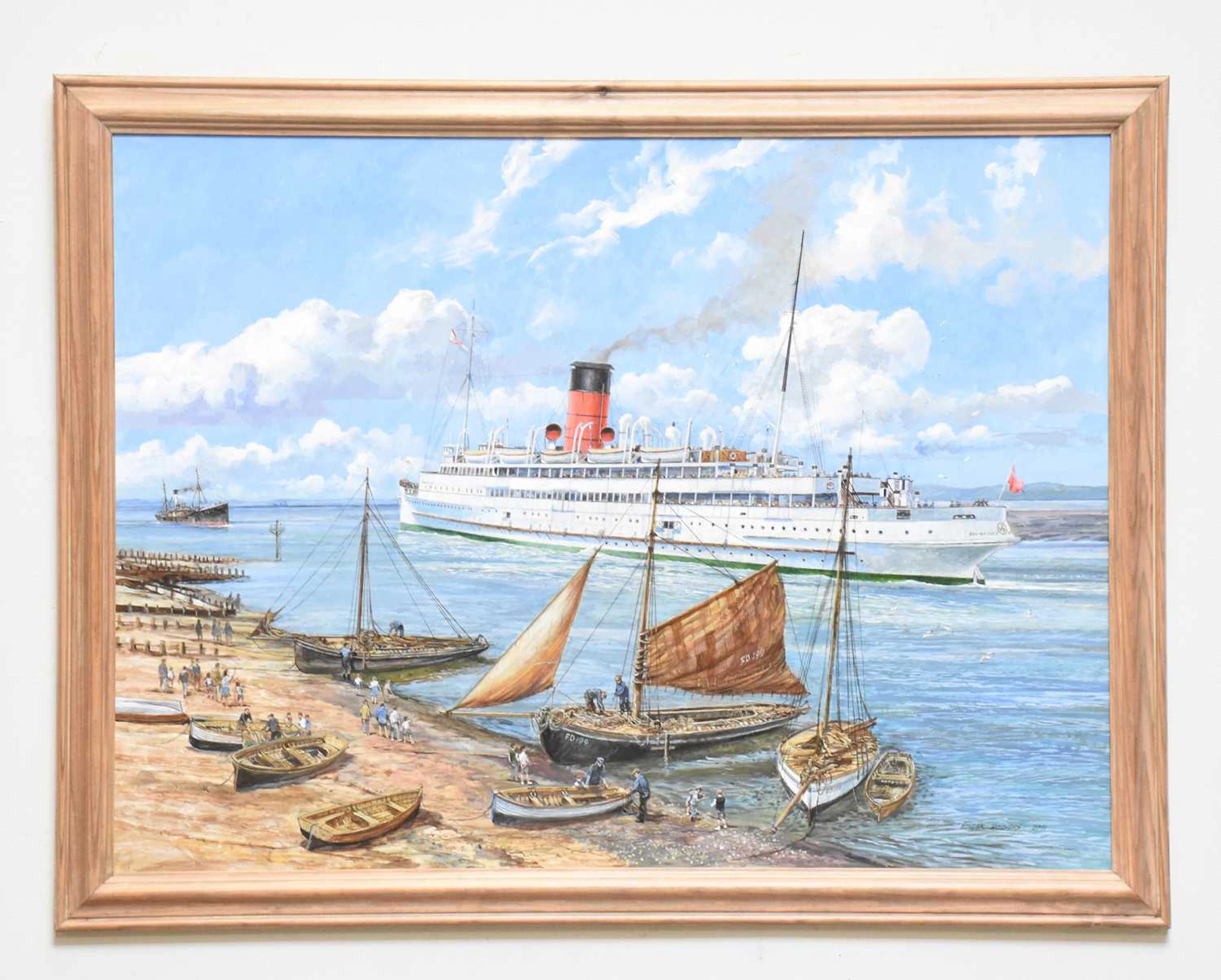 EDGAR HODGES (1928-2025); oil on board