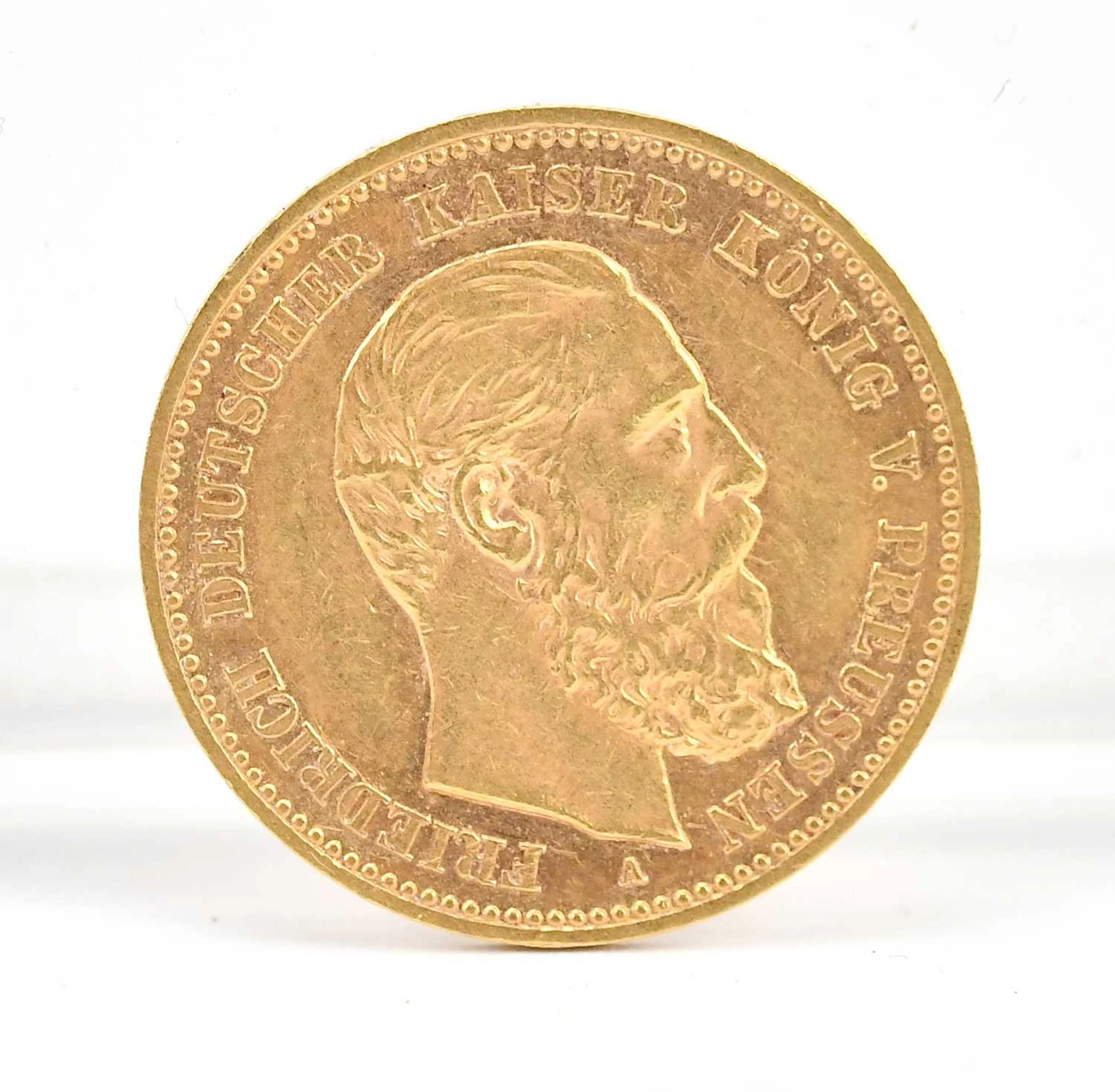 An Austrian 1888 10 mark coin