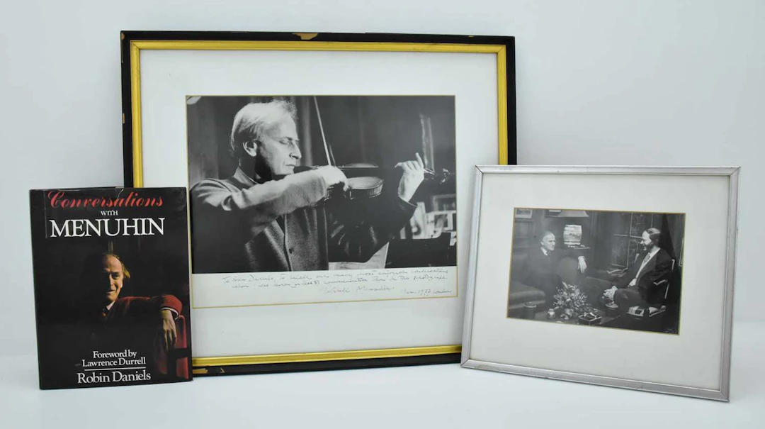YEHUDI MENUHIN (violinist and conductor