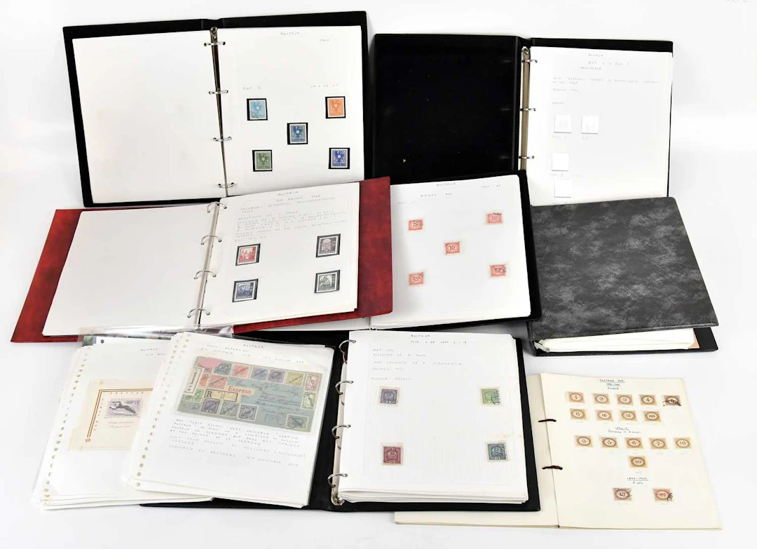 AUSTRIA; 1860s - 1970s collection in six albums