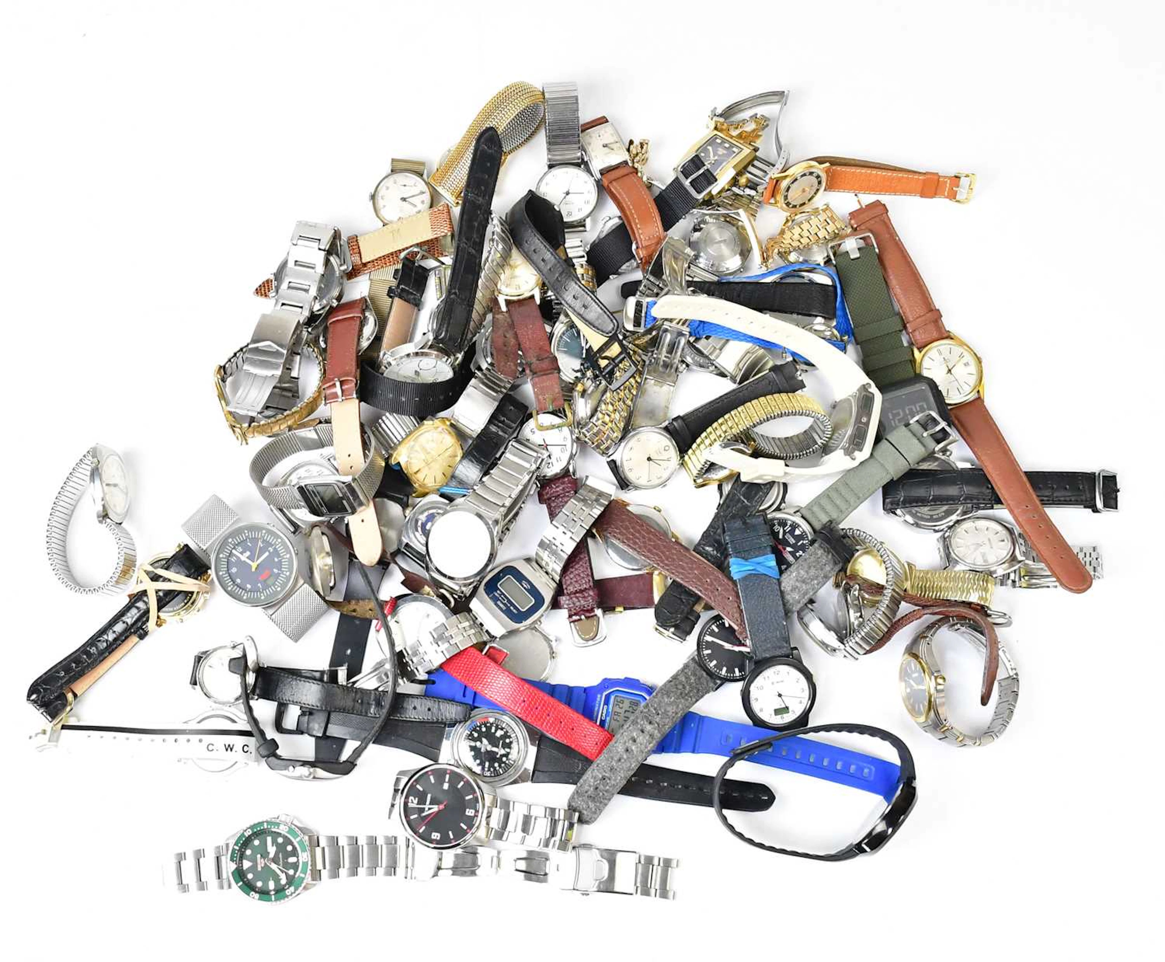 A collection of fashion watches