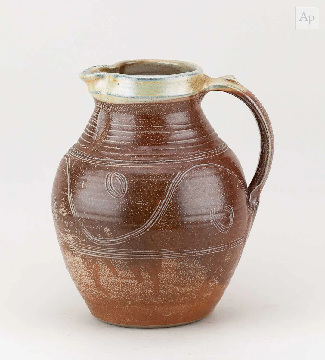 RAY FINCH (1914-2012) for Winchcombe Pottery; a salt...