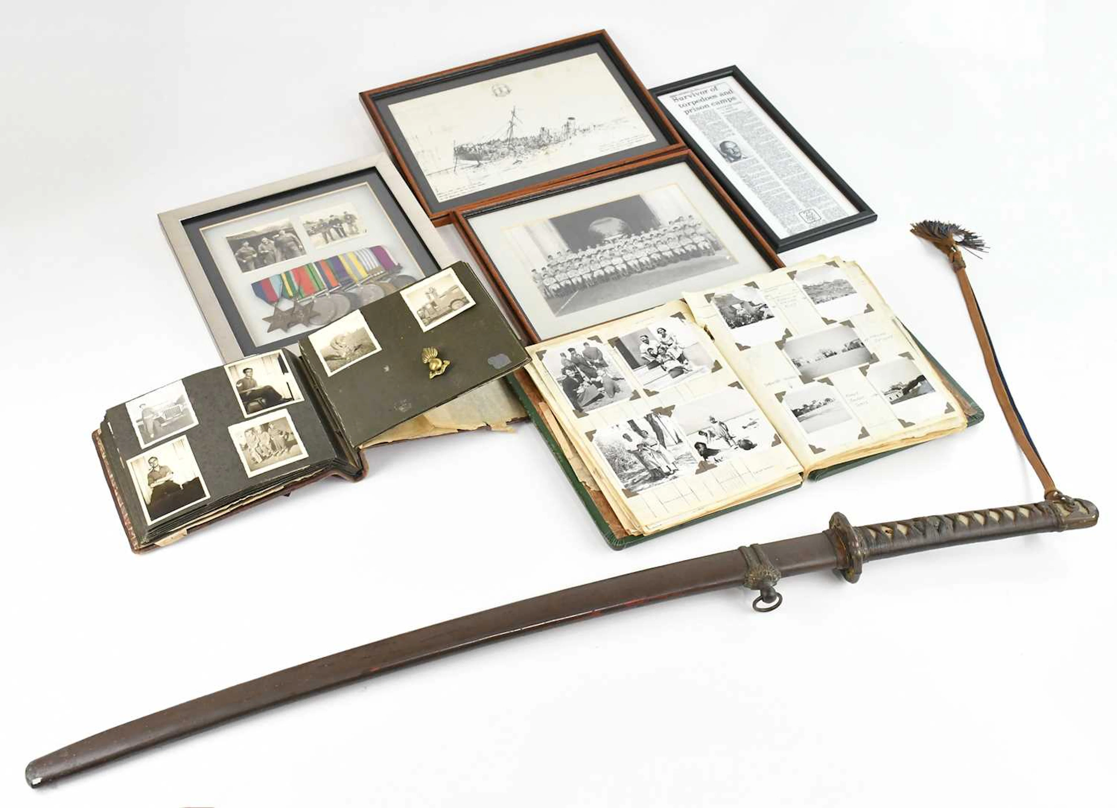 WWII INTEREST; an important collection of WWII related memorabilia