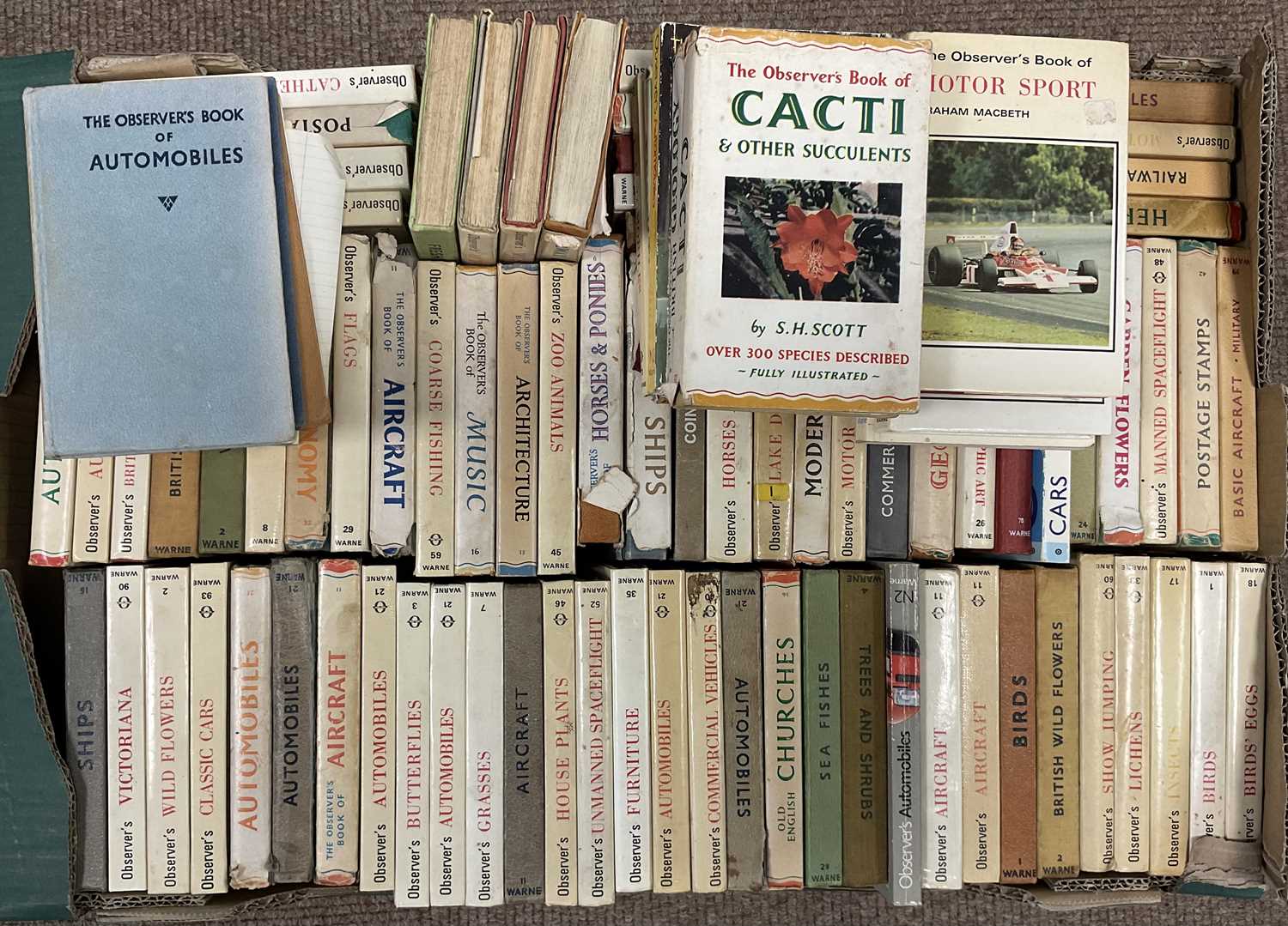 A collection of Observer series books