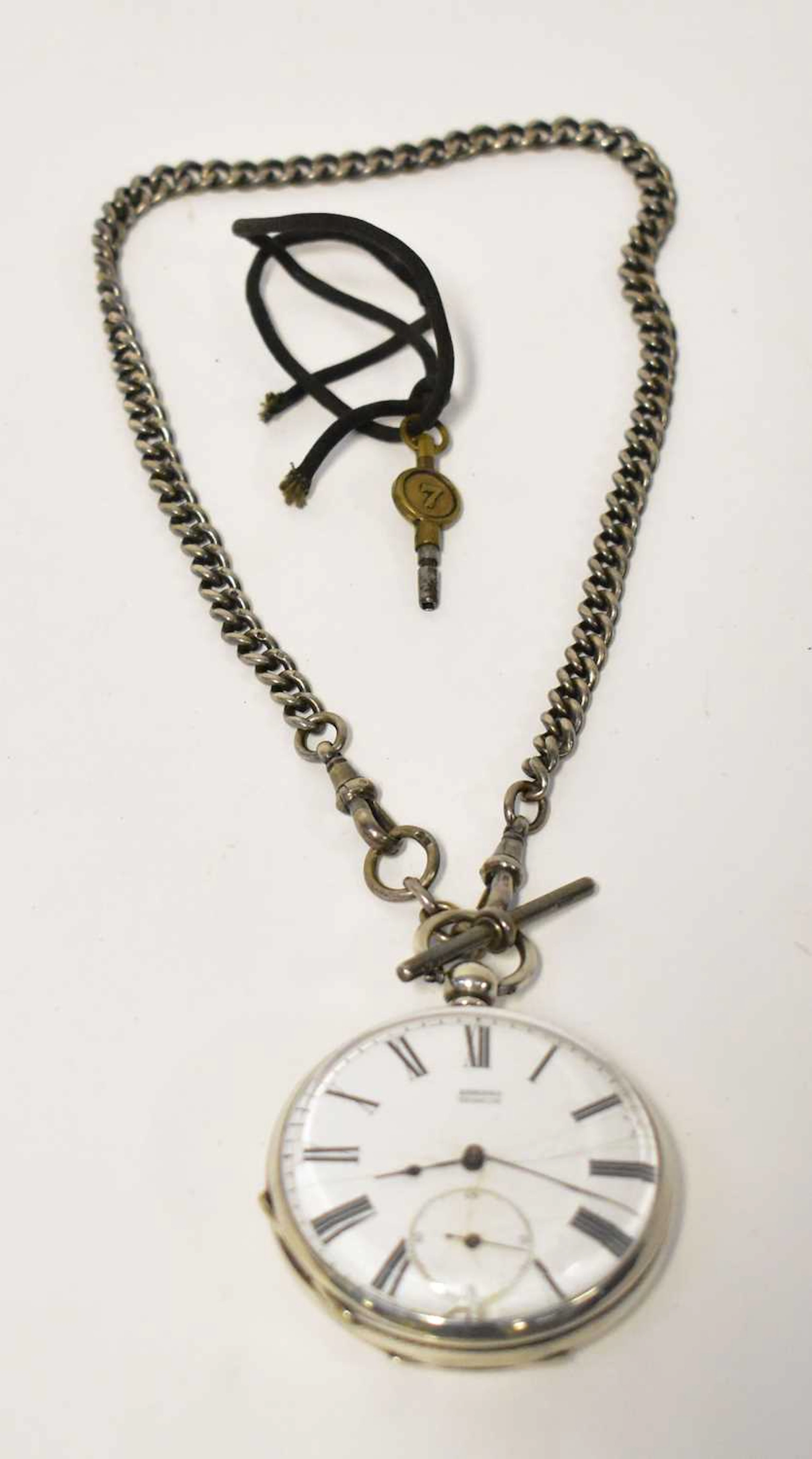 ARMAND GENEVE; a hallmarked silver open face pocket watch
