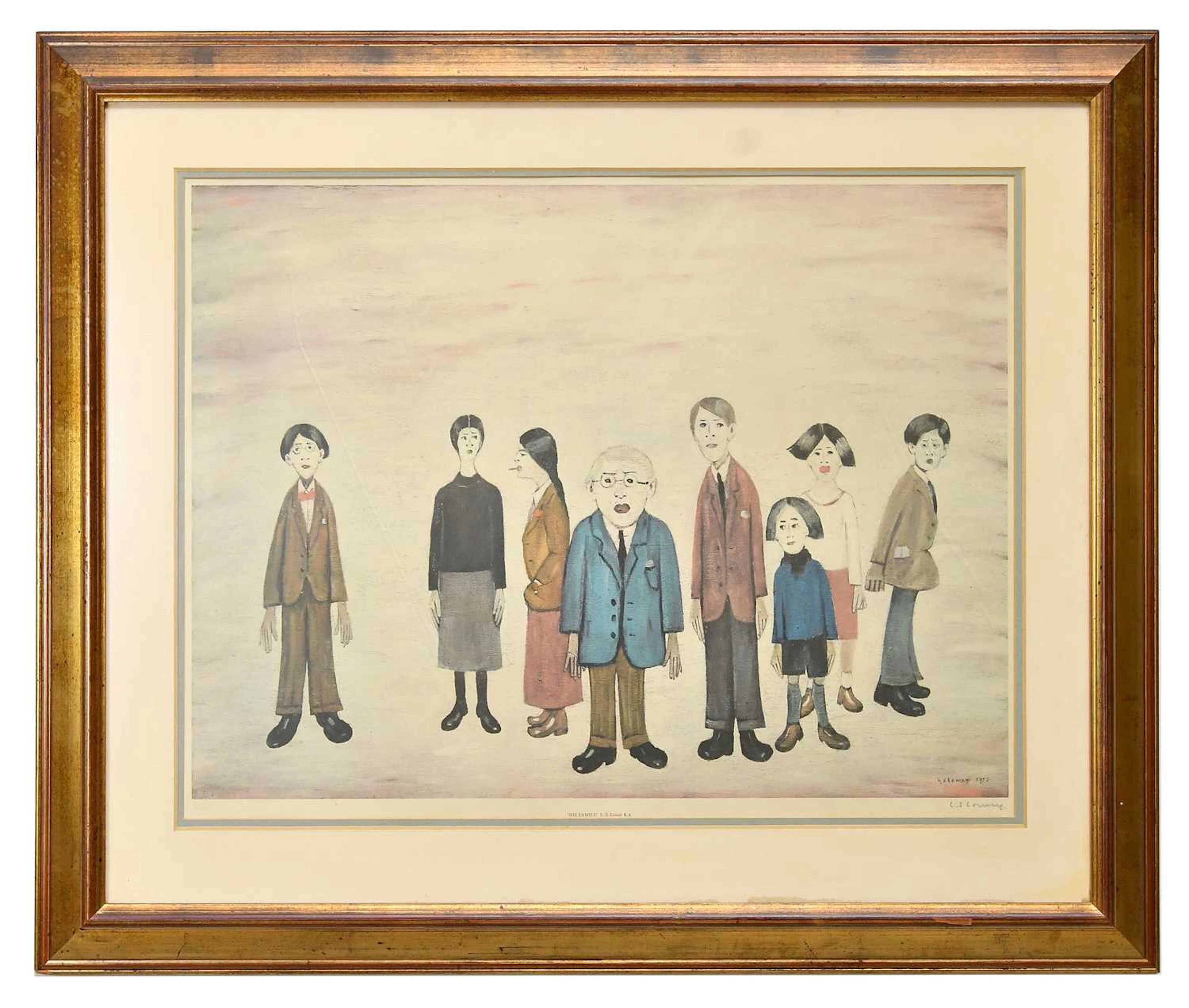 LAURENCE STEPHEN LOWRY RA RBA (1887-1976); print
