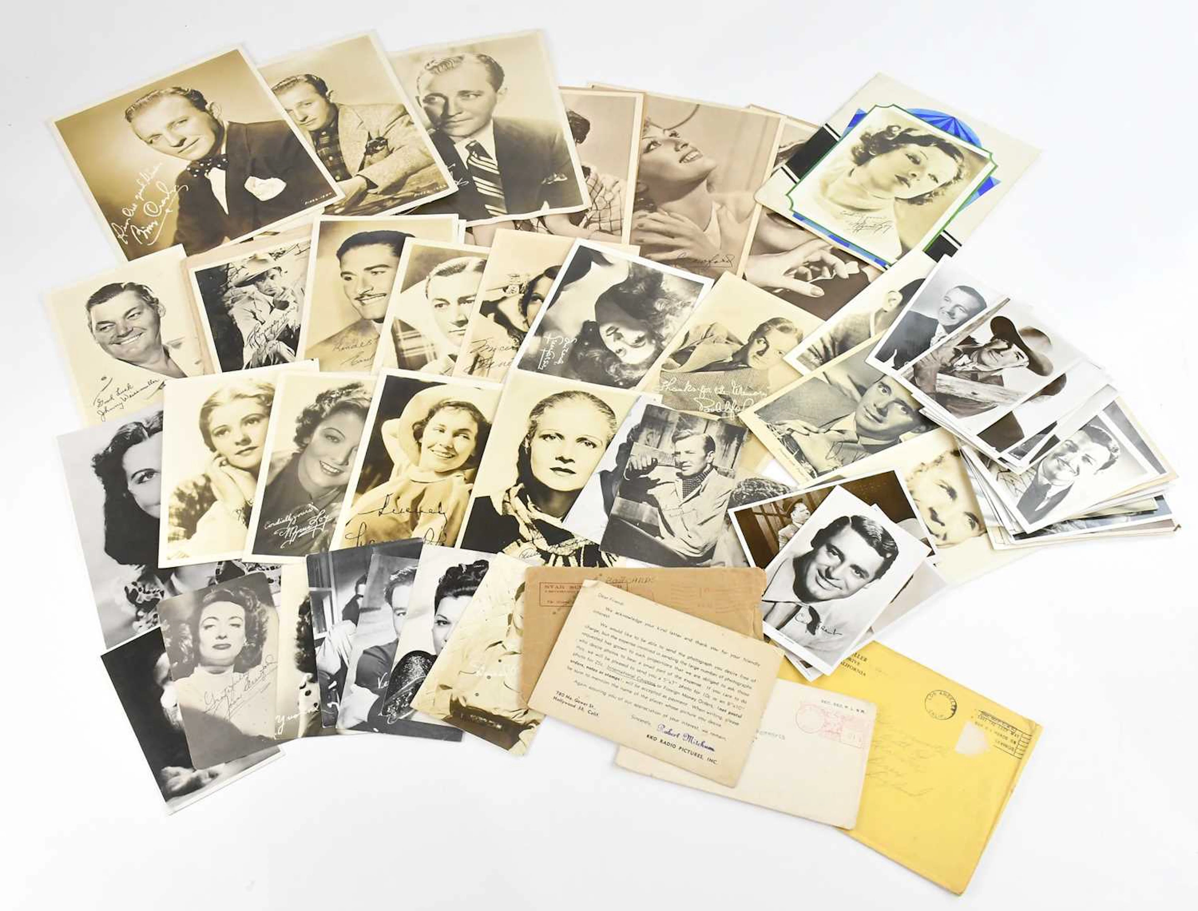 UNSIGNED / FACSIMILE; a b&w collection of over fifty...