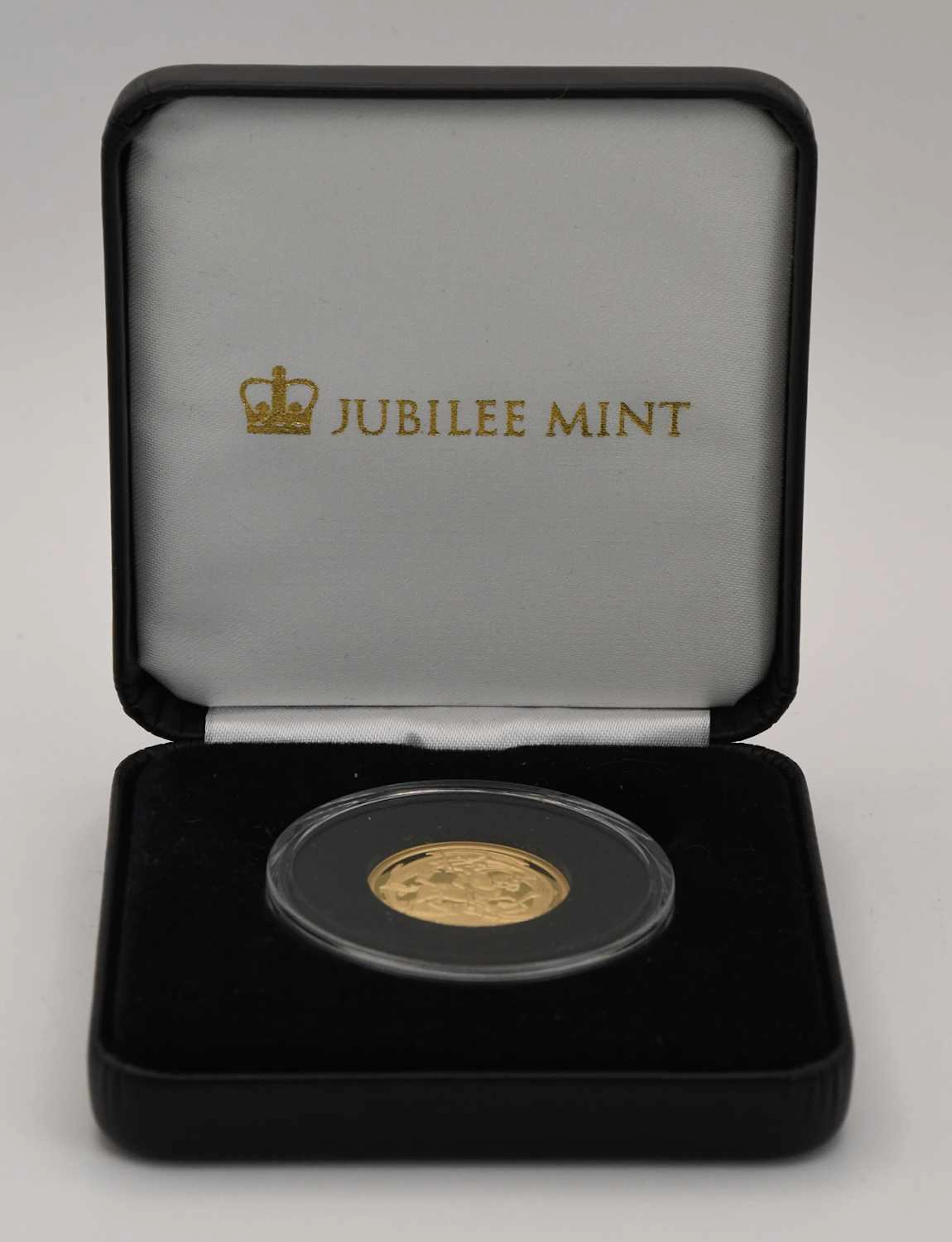 JUBILEE MINT; a Charles III 2025 St George and the Dragon gold proof sovereign