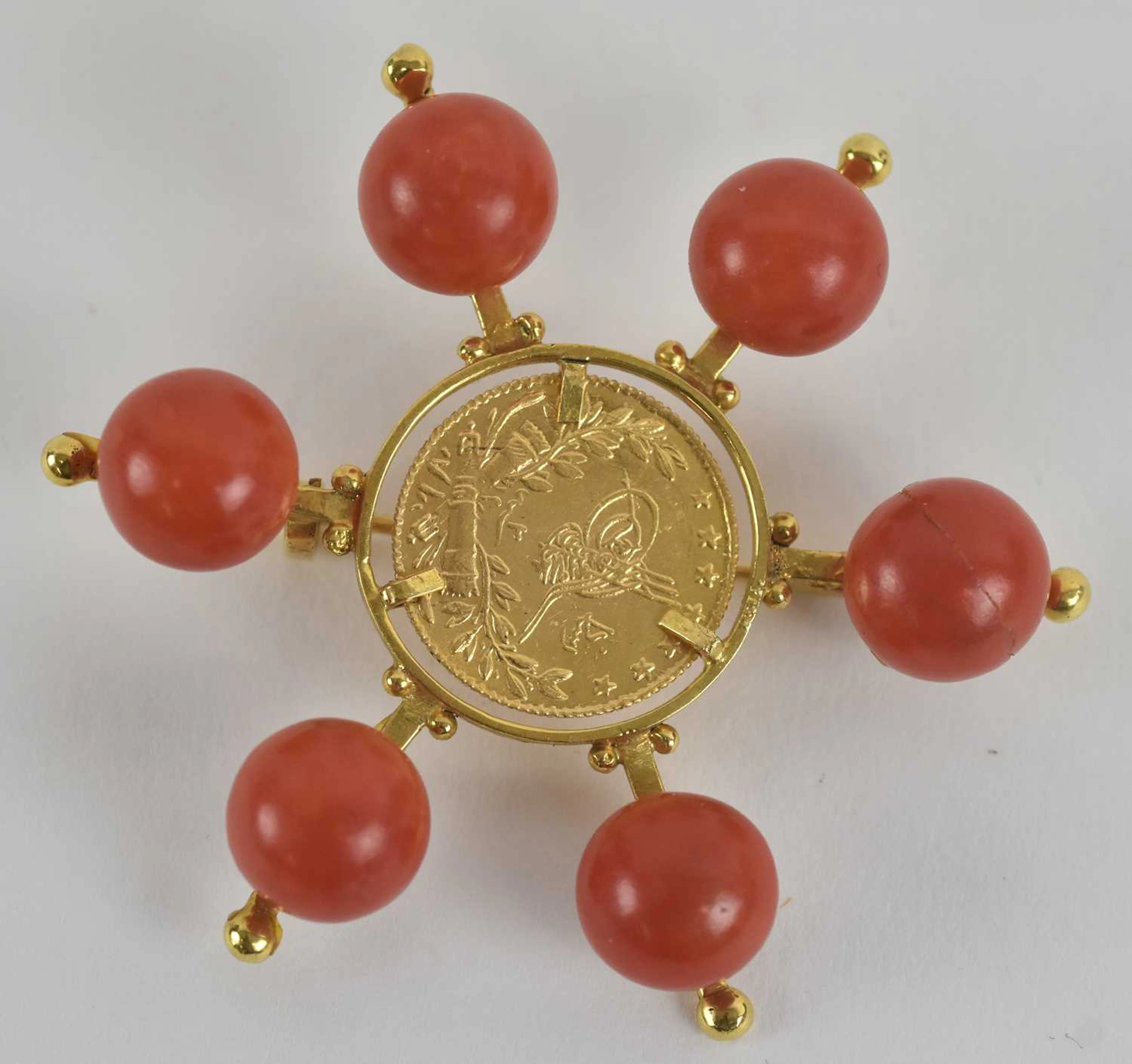 A 19th century Turkish gold coin