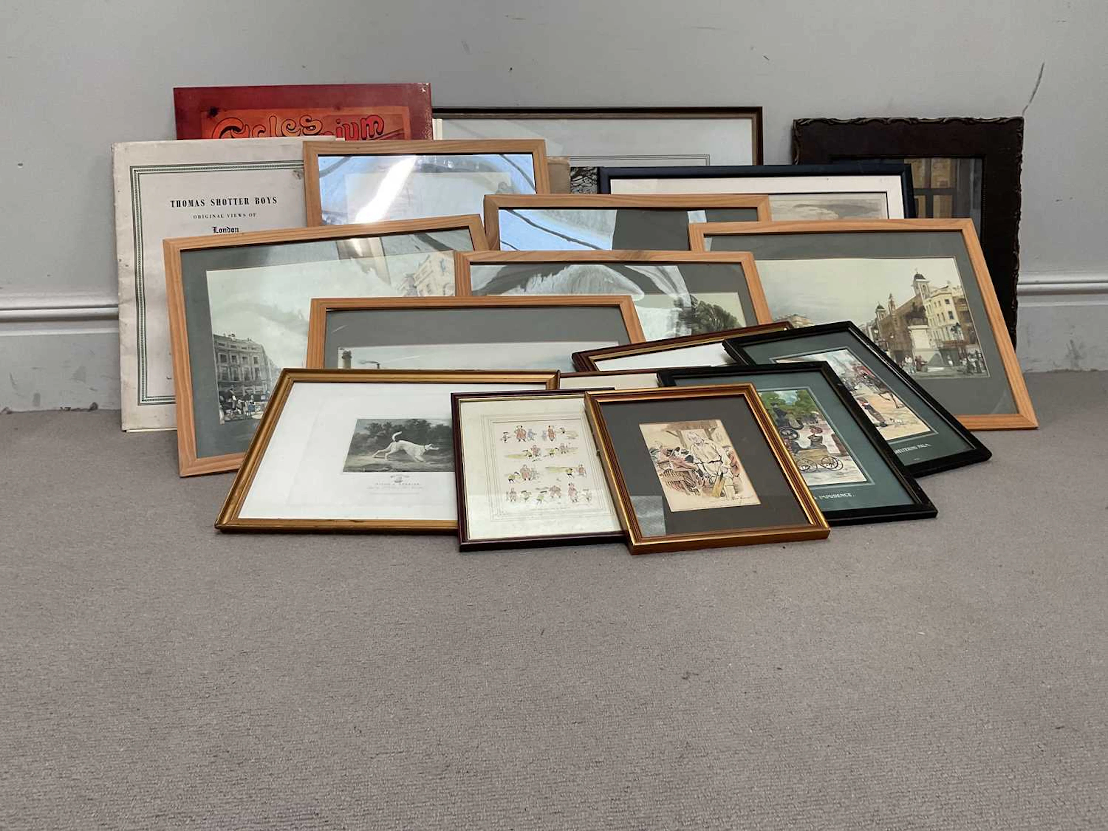 A collection of decorative prints