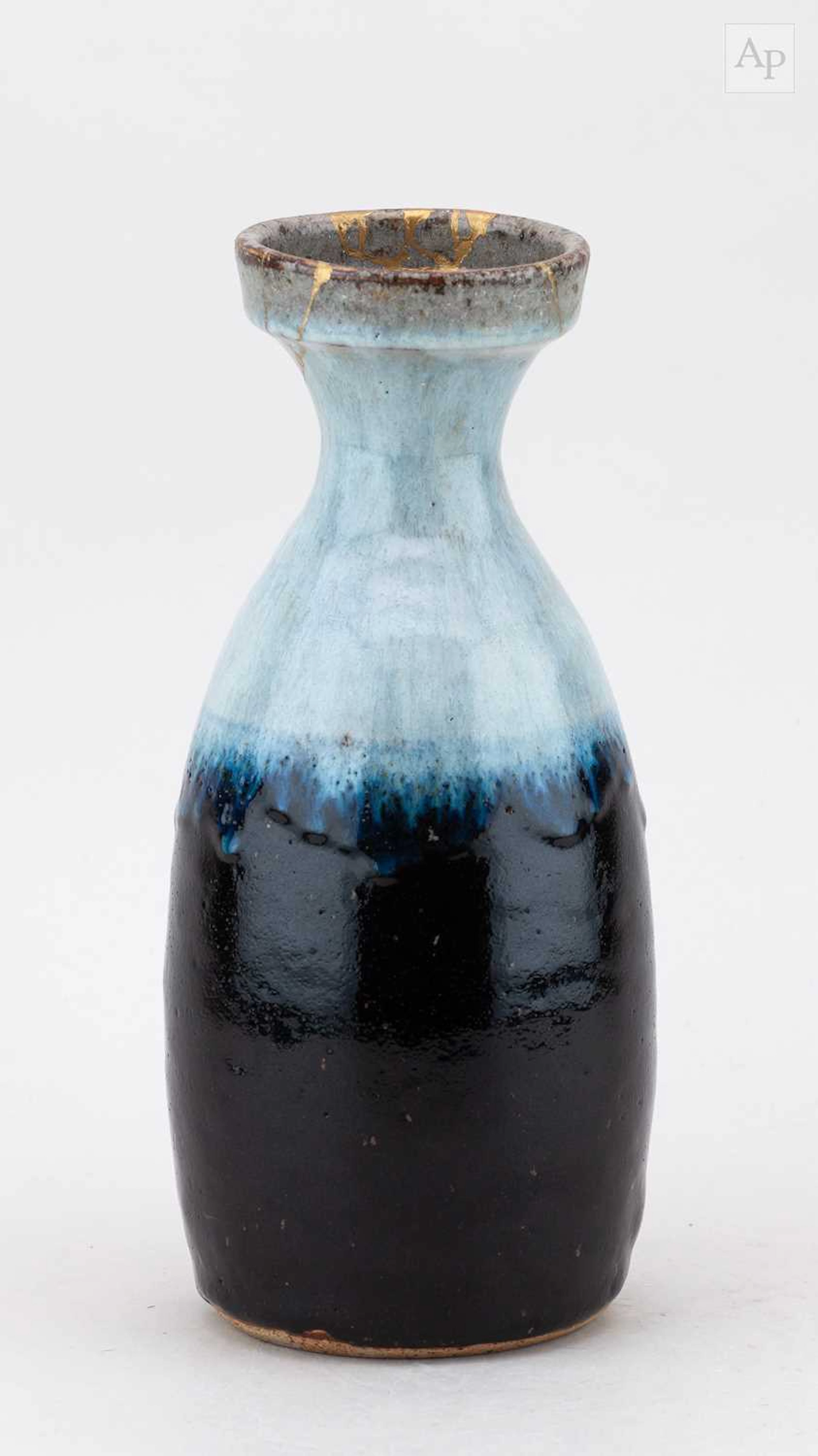 RICHARD BATTERHAM (1936-2021); a square stoneware flower...