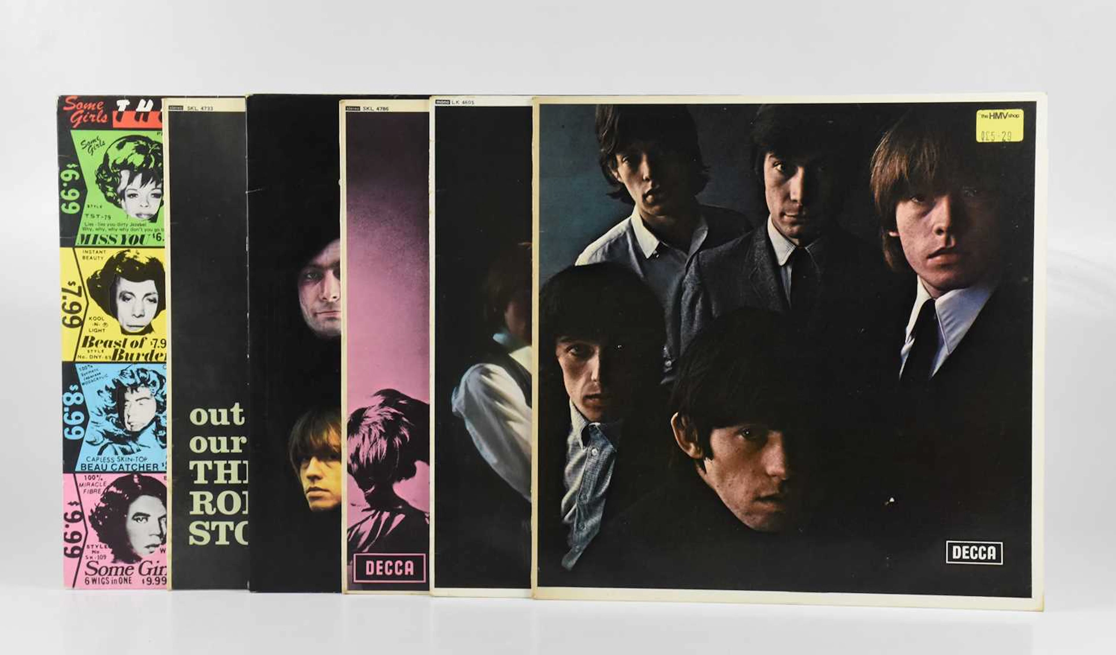 THE ROLLING STONES; six albums comprising self-titled (LK4605)