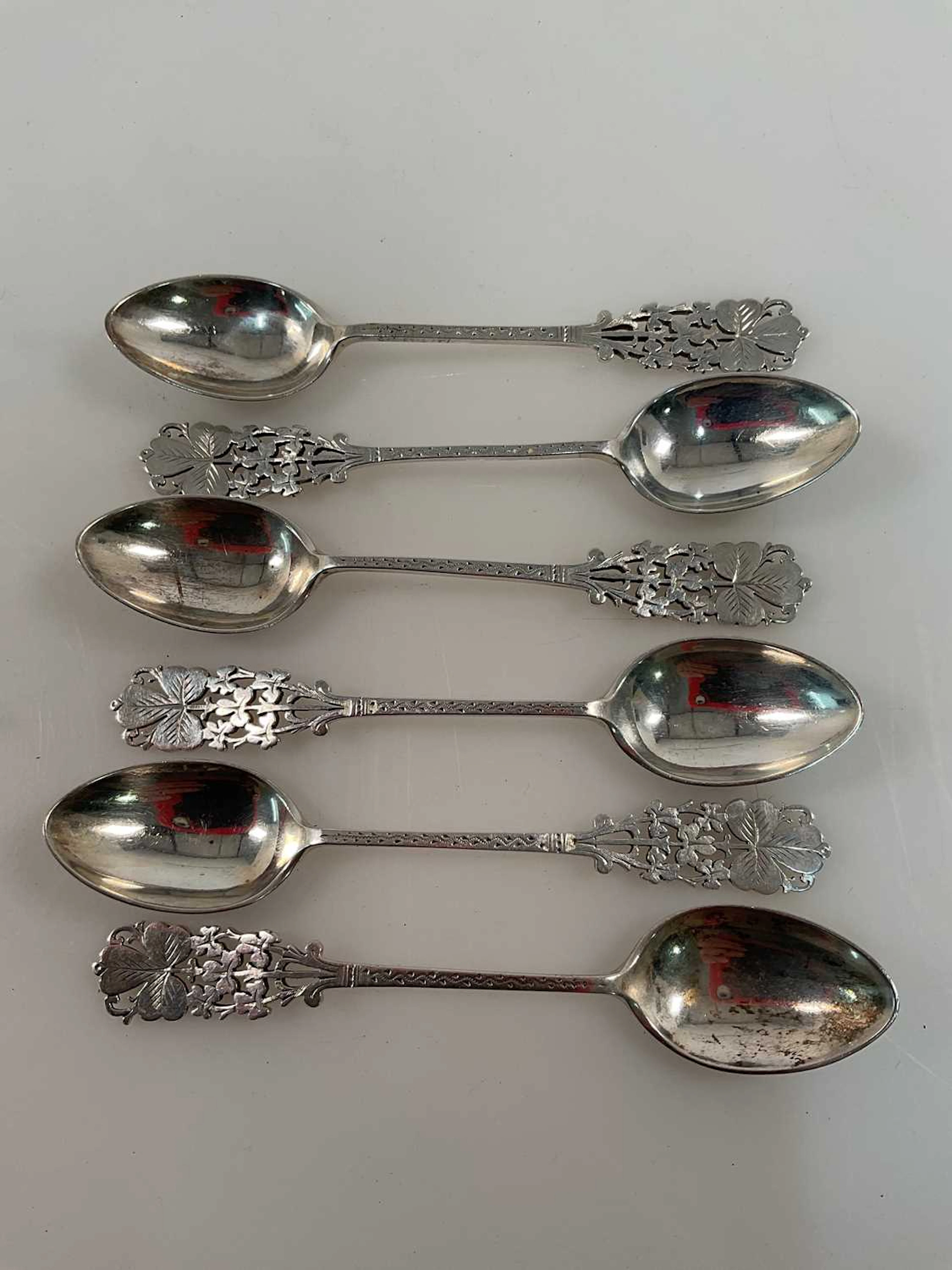 COOPER BROTHER & SONS; six Edward VII hallmarked silver...