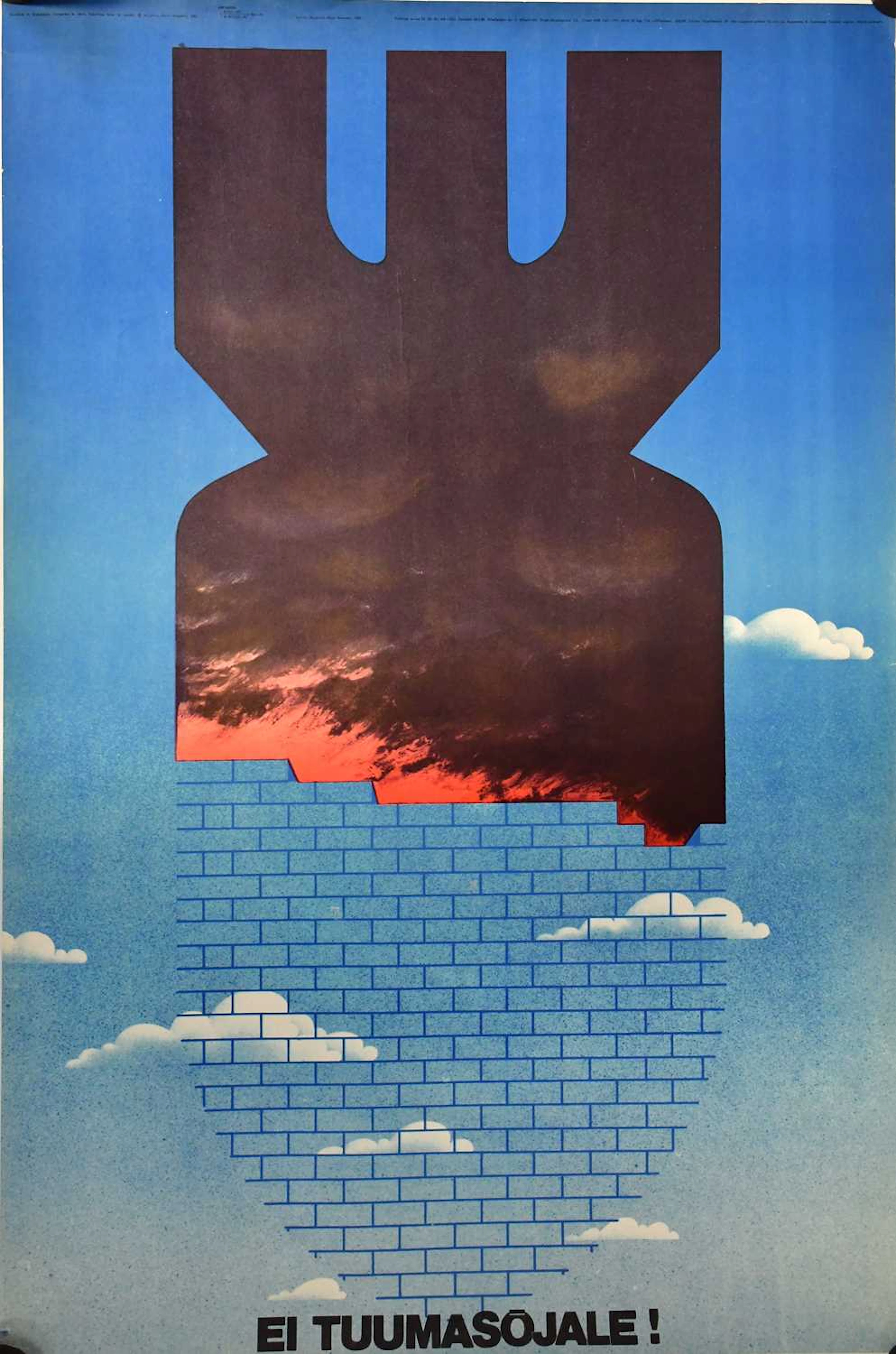 A vintage Russian Soviet era propaganda poster