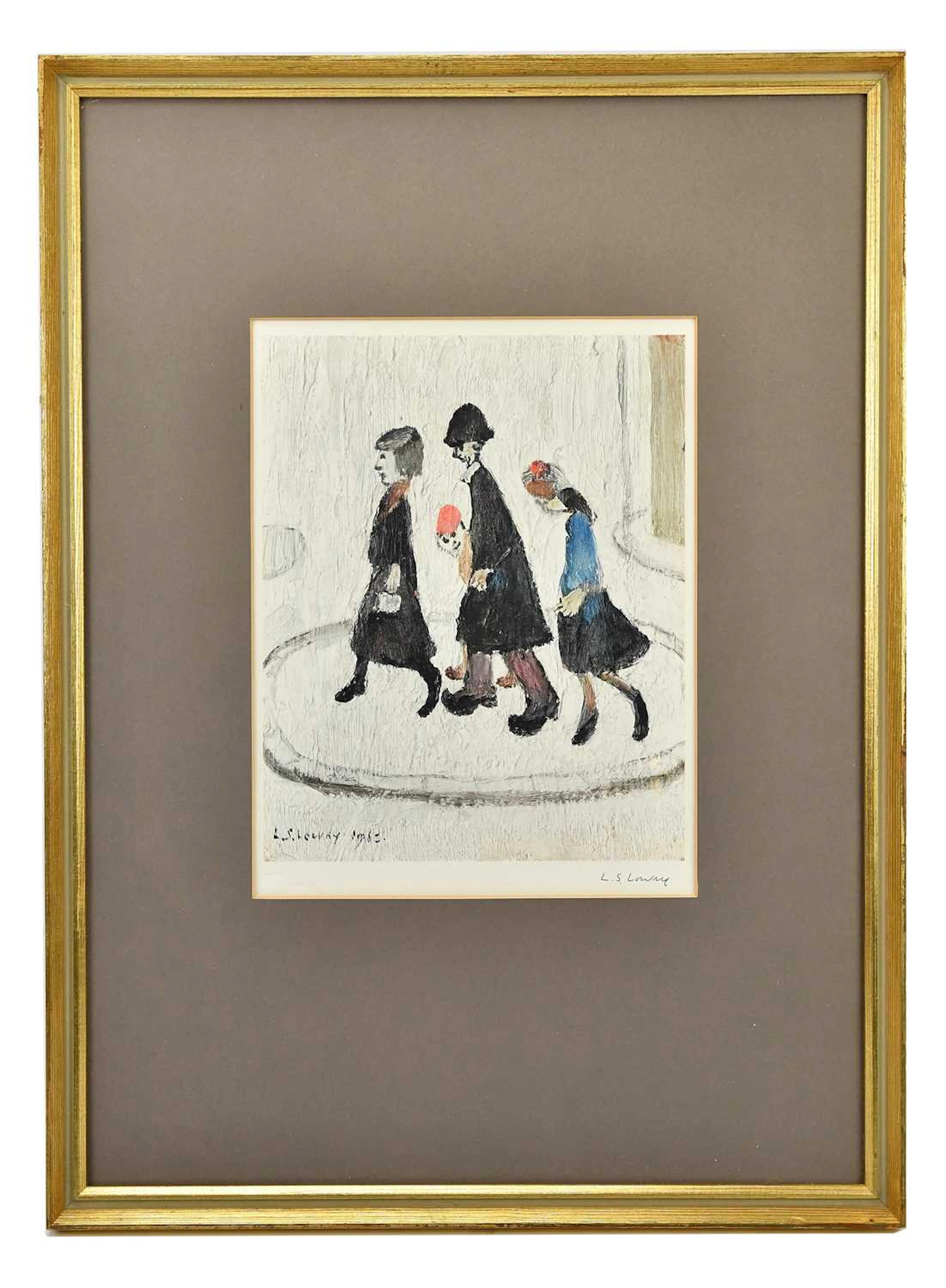 LAURENCE STEPHEN LOWRY RA RBA (1887-1976); pencil signed limited edition print