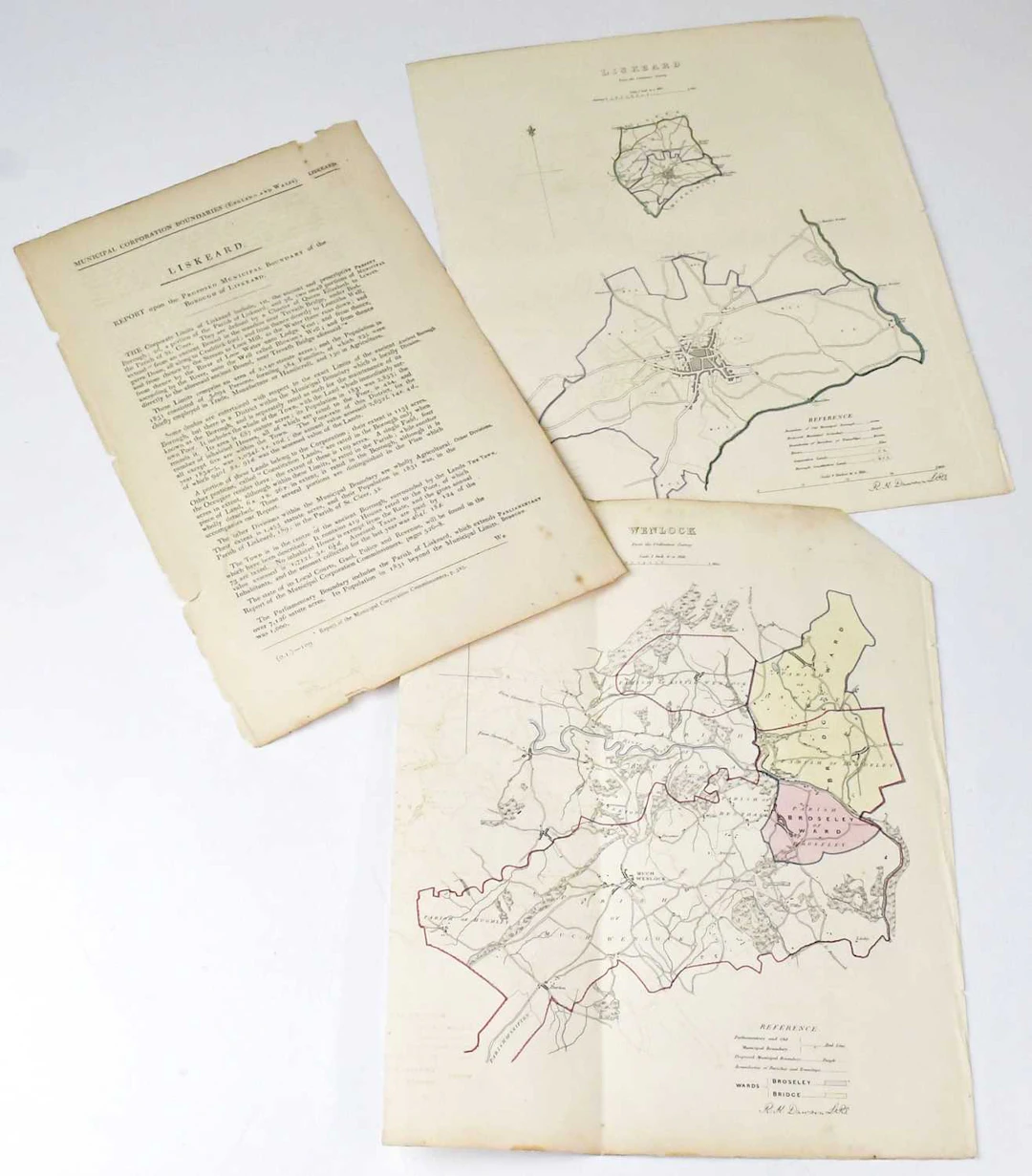 A mid 19th century publication 'Municipal Corporation...