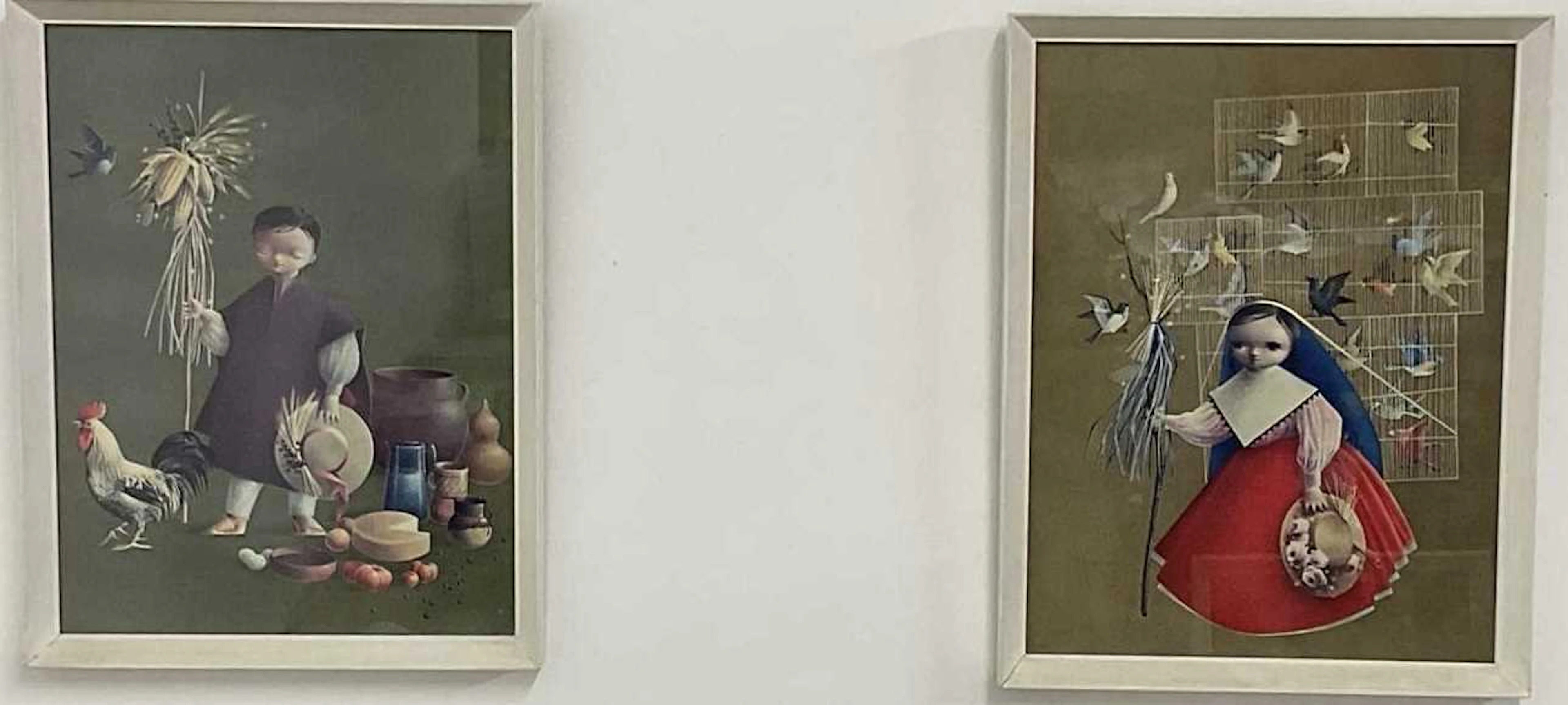 AFTER ALEJANDRO RANGEL HIDALGO; a pair of coloured prints