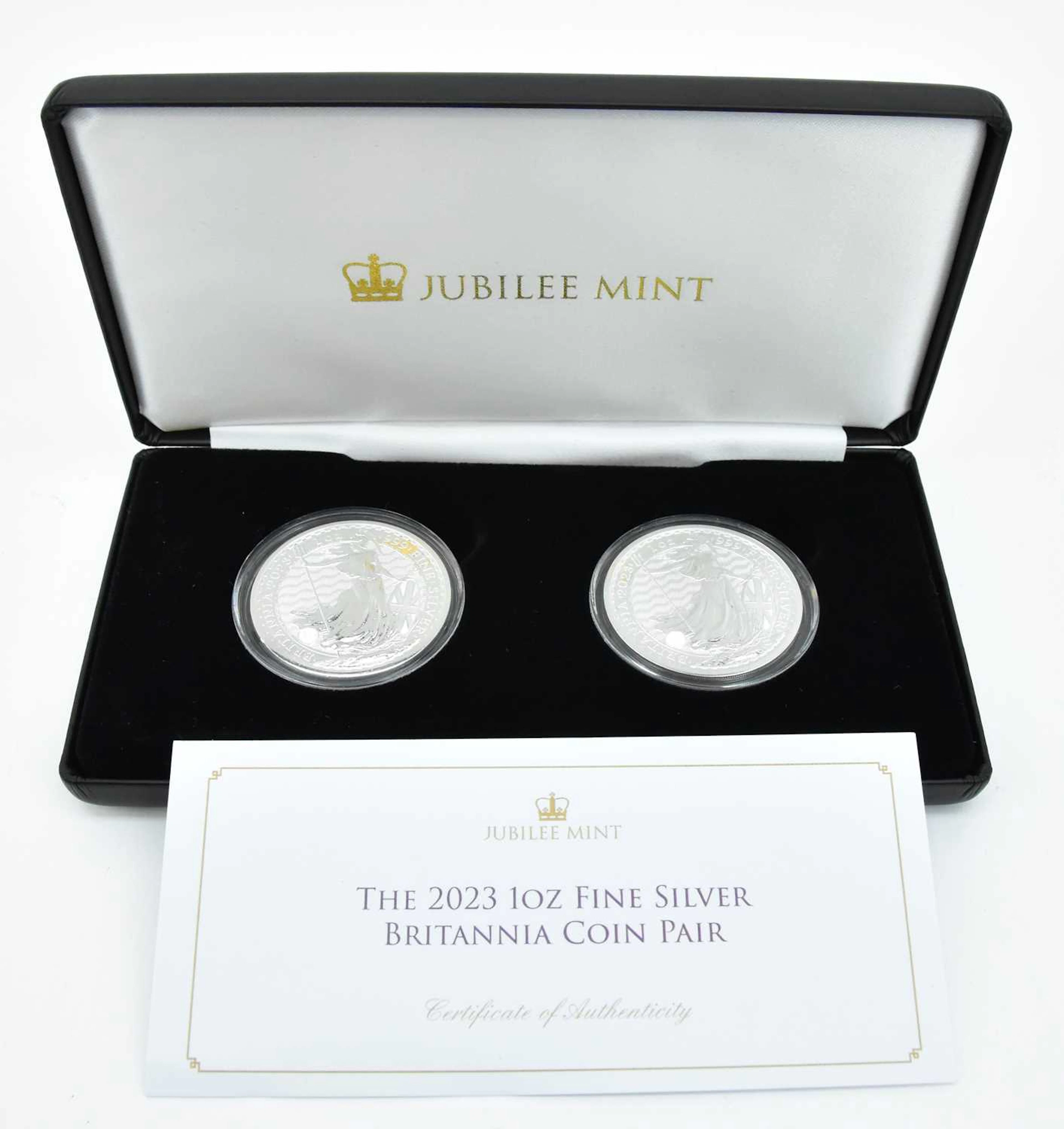 JUBILEE MINT; the 2023 1oz fine silver Britannia coin...