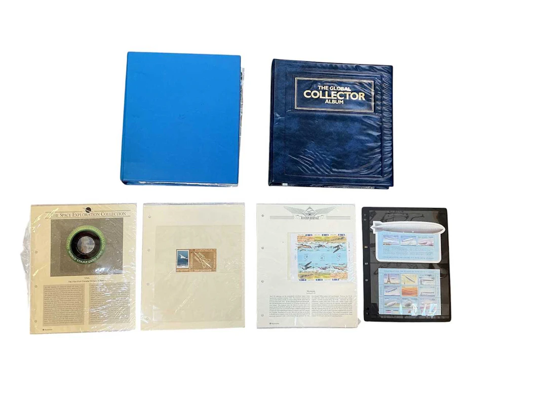 Two albums of nautical and shipping related mint stamps...